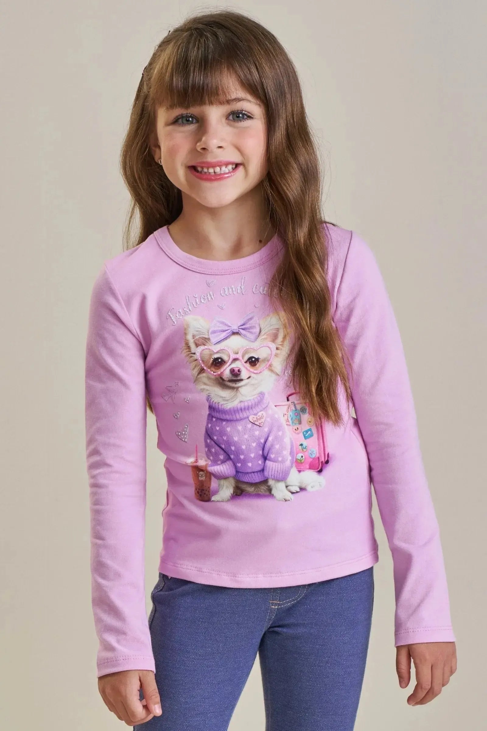 Blusa em Cotton 89670 Infanti Infantil Menina