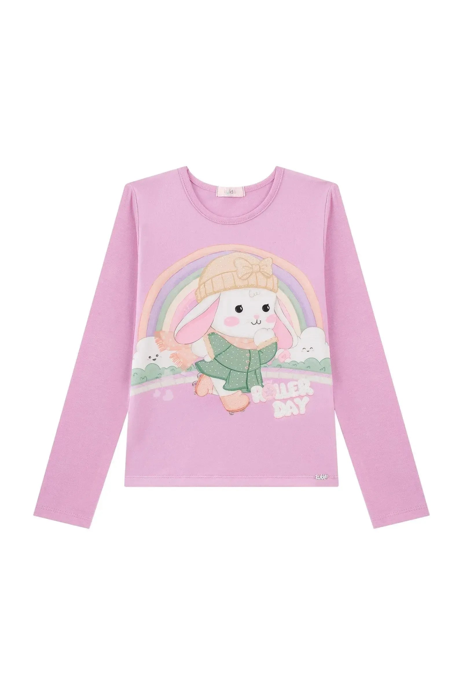 Blusa em Cotton 90808 Kukiê Infantil Menina