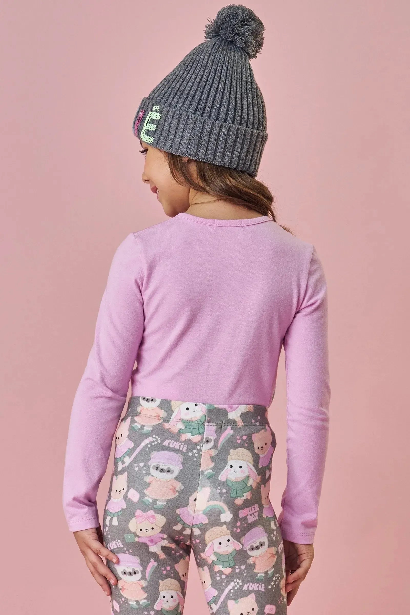 Blusa em Cotton 90808 Kukiê Infantil Menina