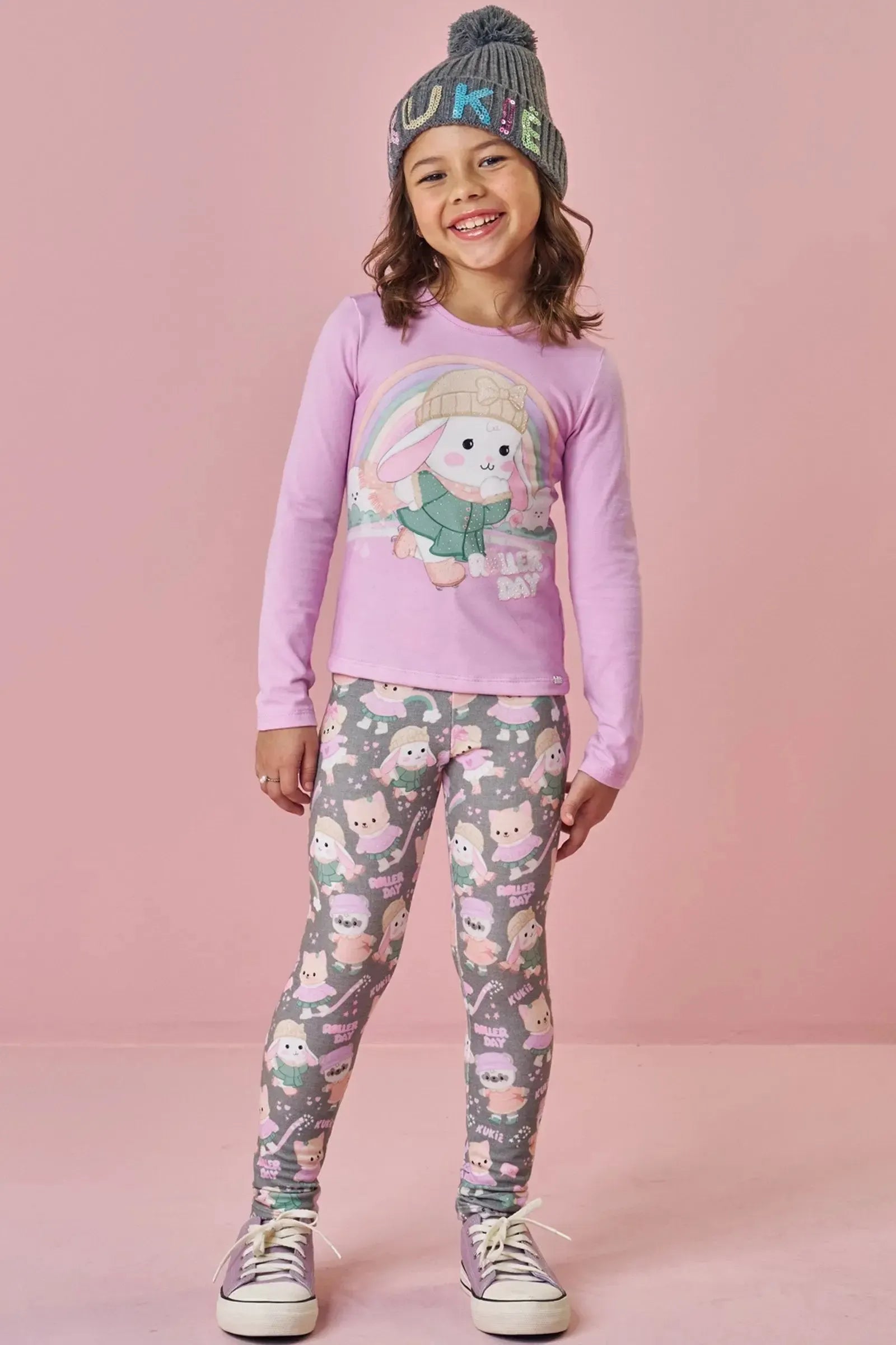 Blusa em Cotton 90808 Kukiê Infantil Menina