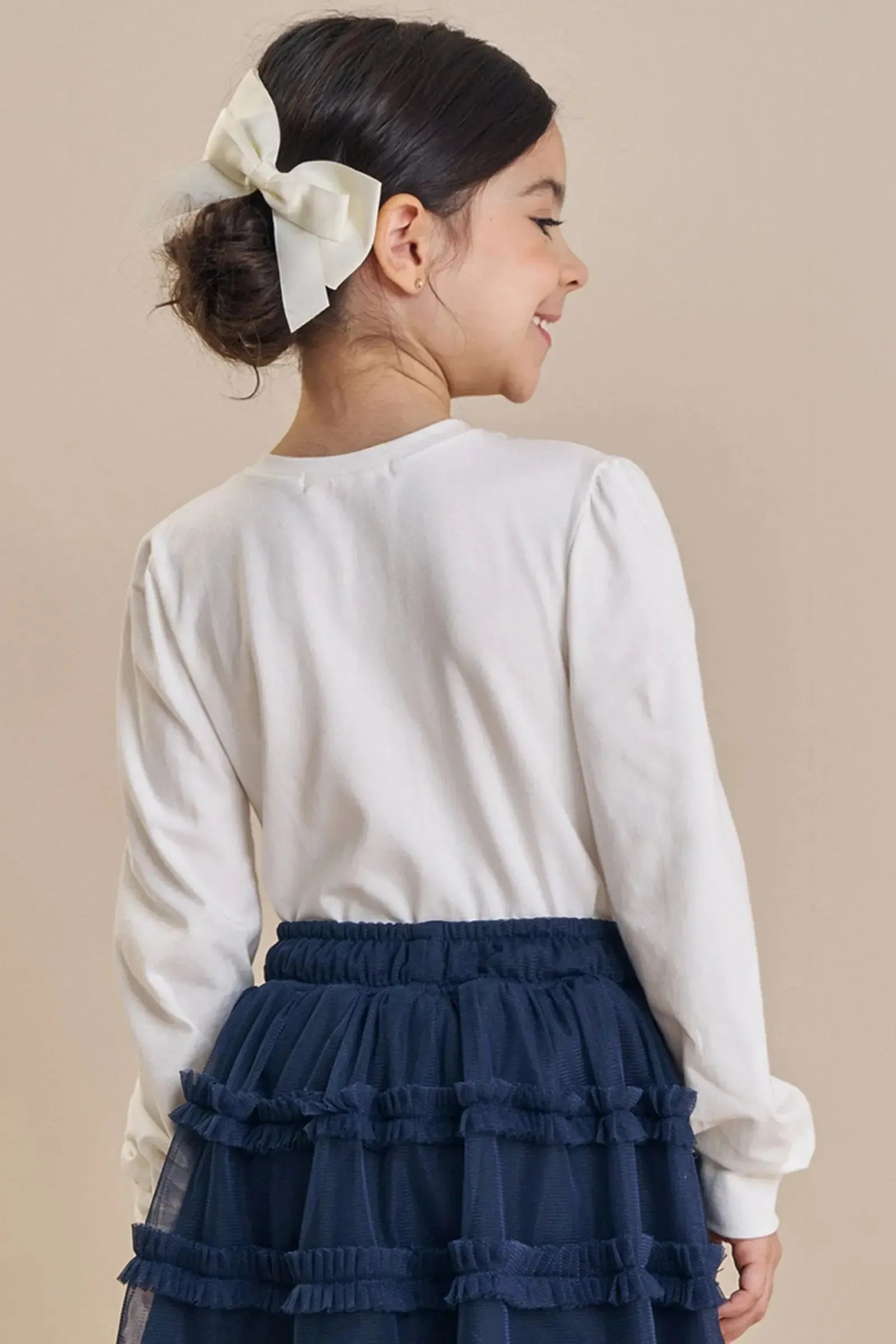 Blusa em Cotton 91812 Kukiê Infantil Menina