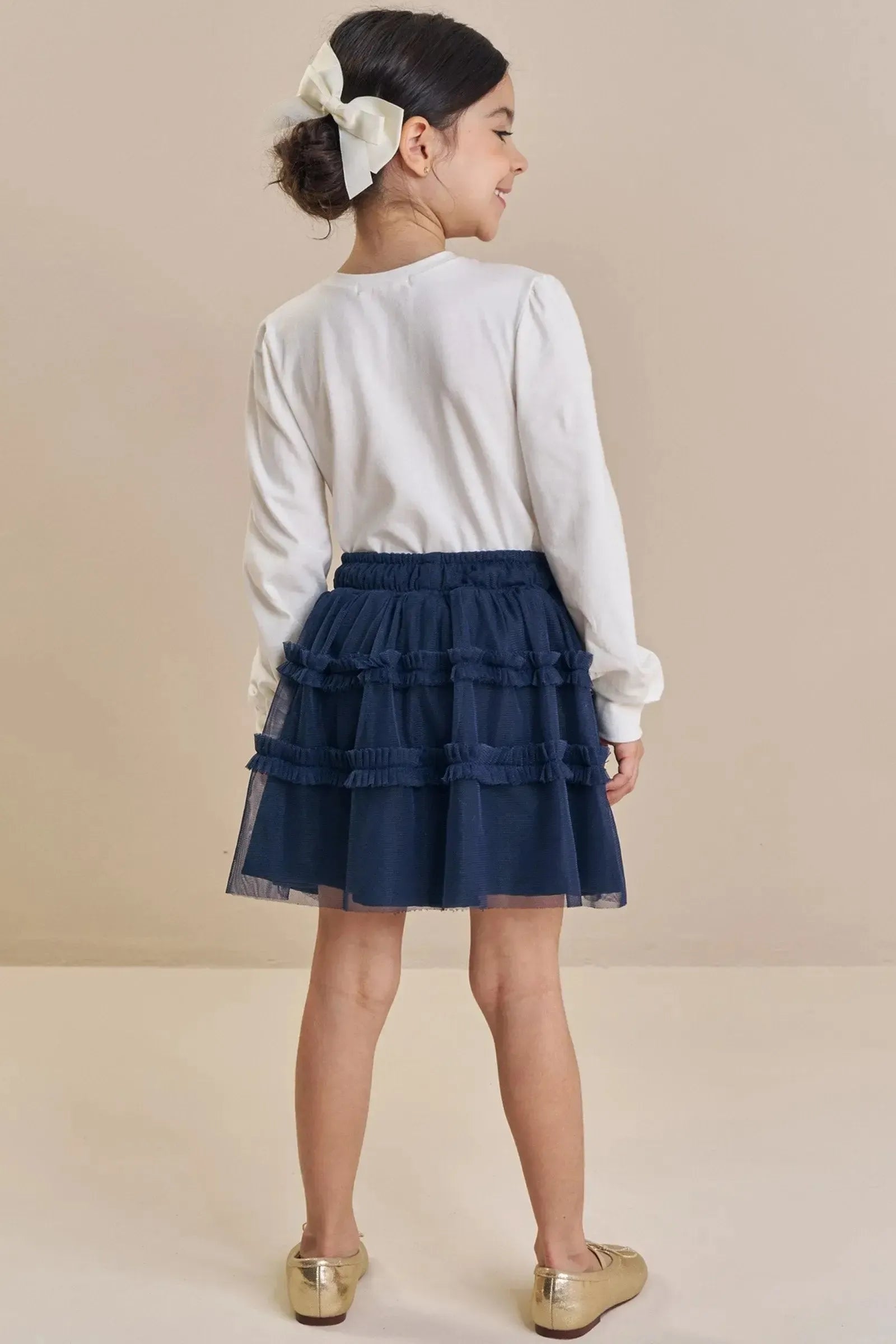 Blusa em Cotton 91812 Kukiê Infantil Menina