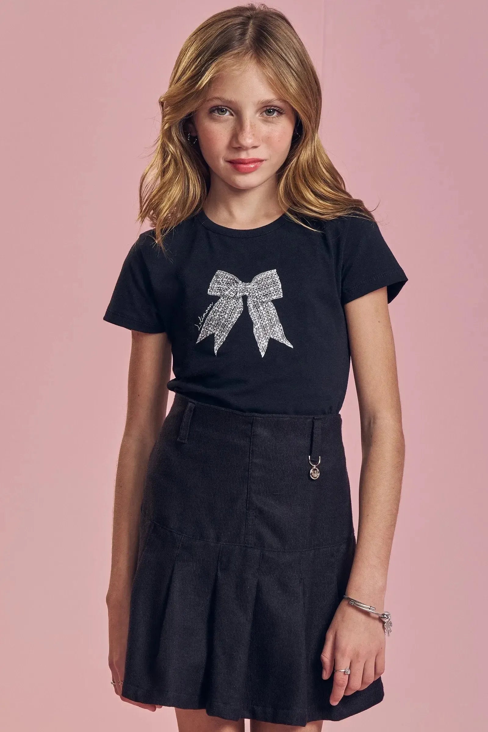 Blusa em Cotton 93285 Lilimoon Teen Menina