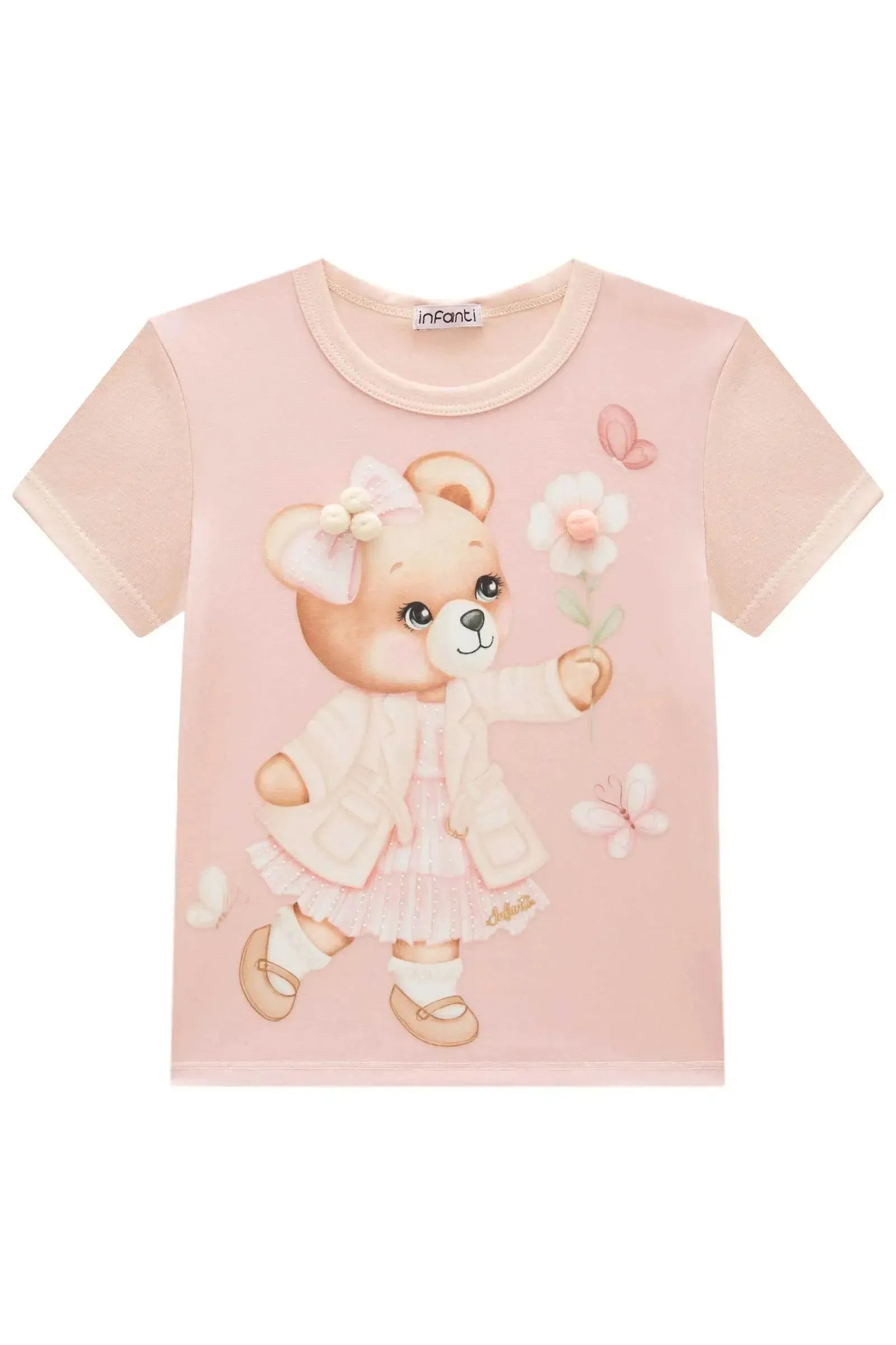 Blusa em Cotton 93460 Infanti Infantil Menina