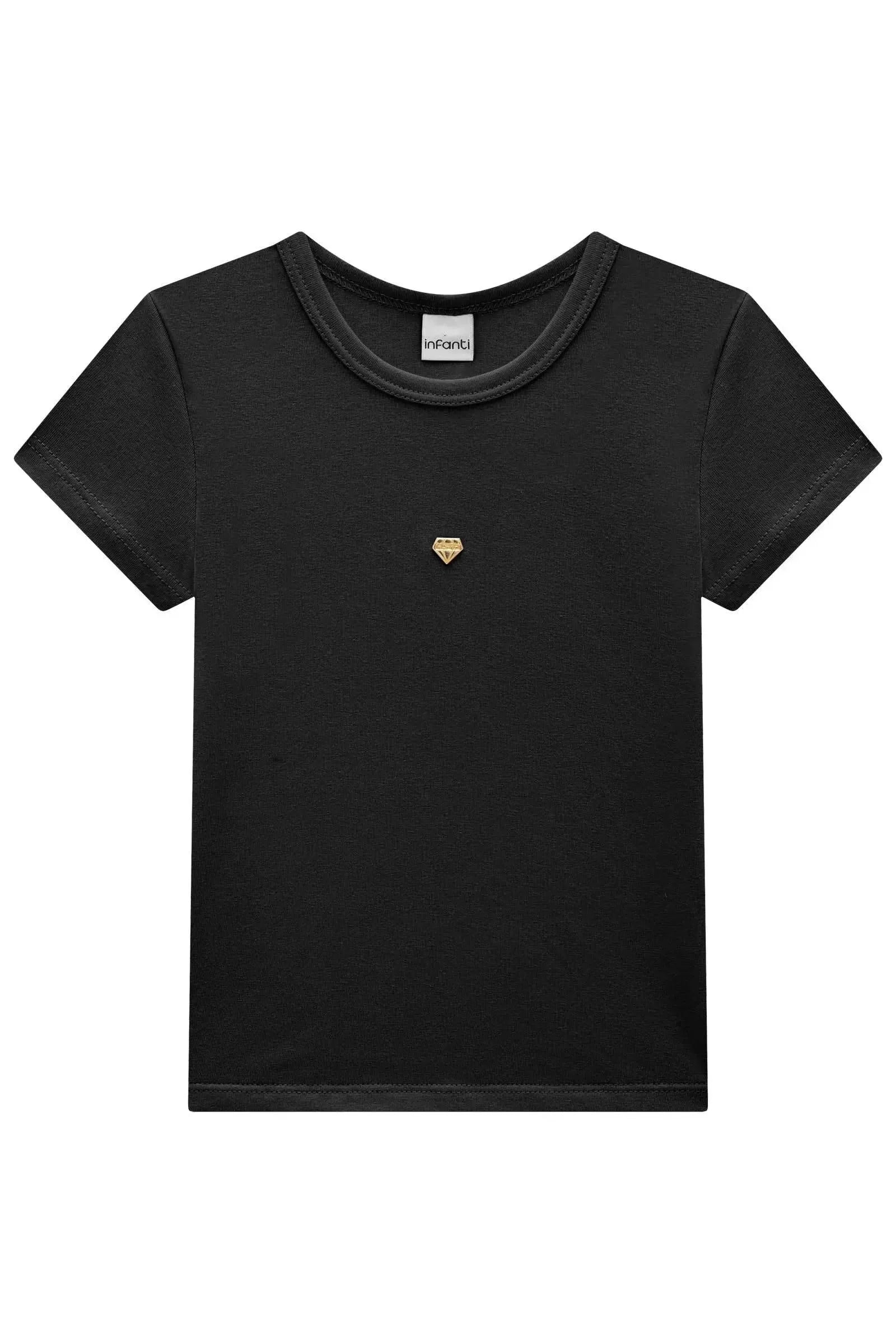 Blusa em Cotton 93663 Infanti Infantil Menina