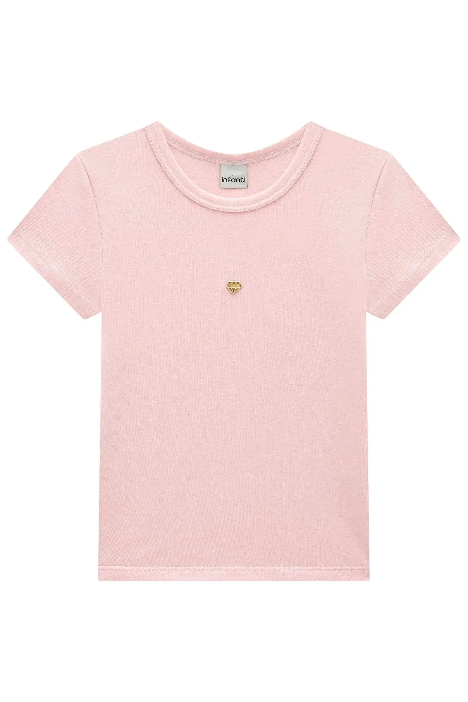 Blusa em Cotton 93663 Infanti Infantil Menina