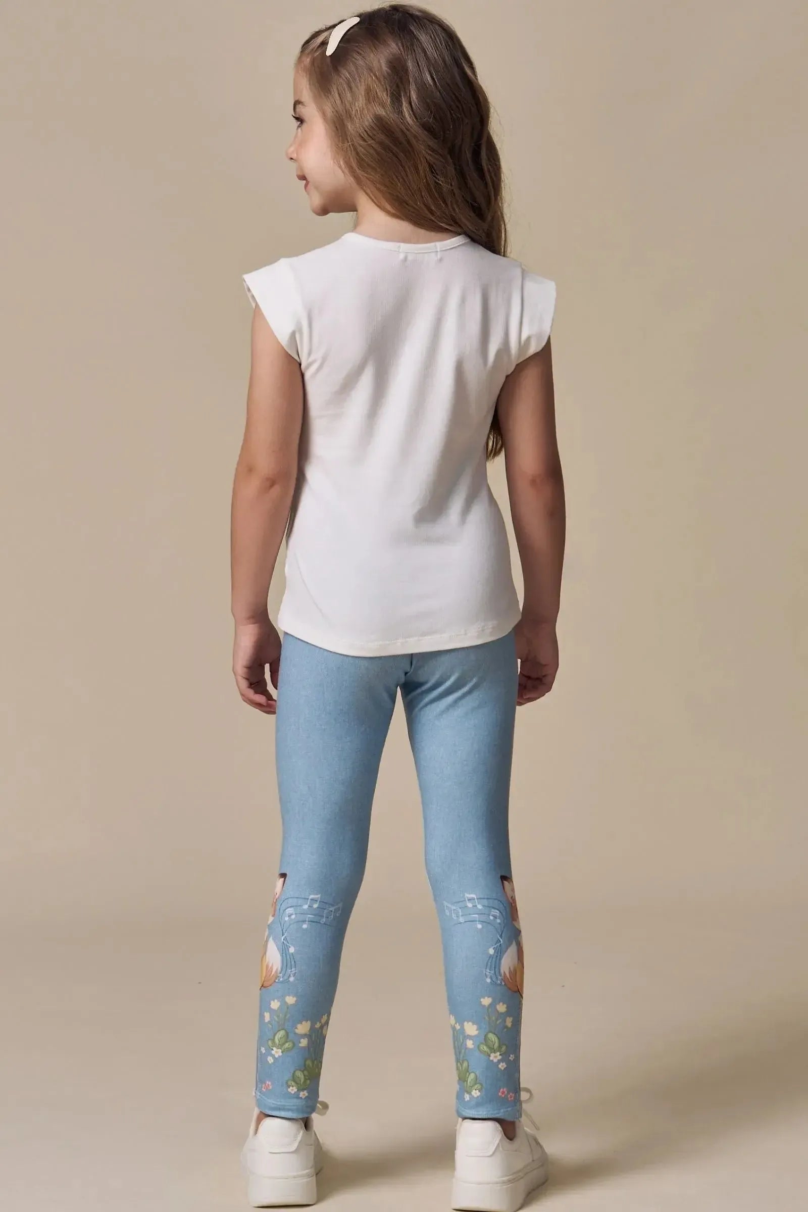 Blusa em Cotton 94647 Infanti Infantil Menina
