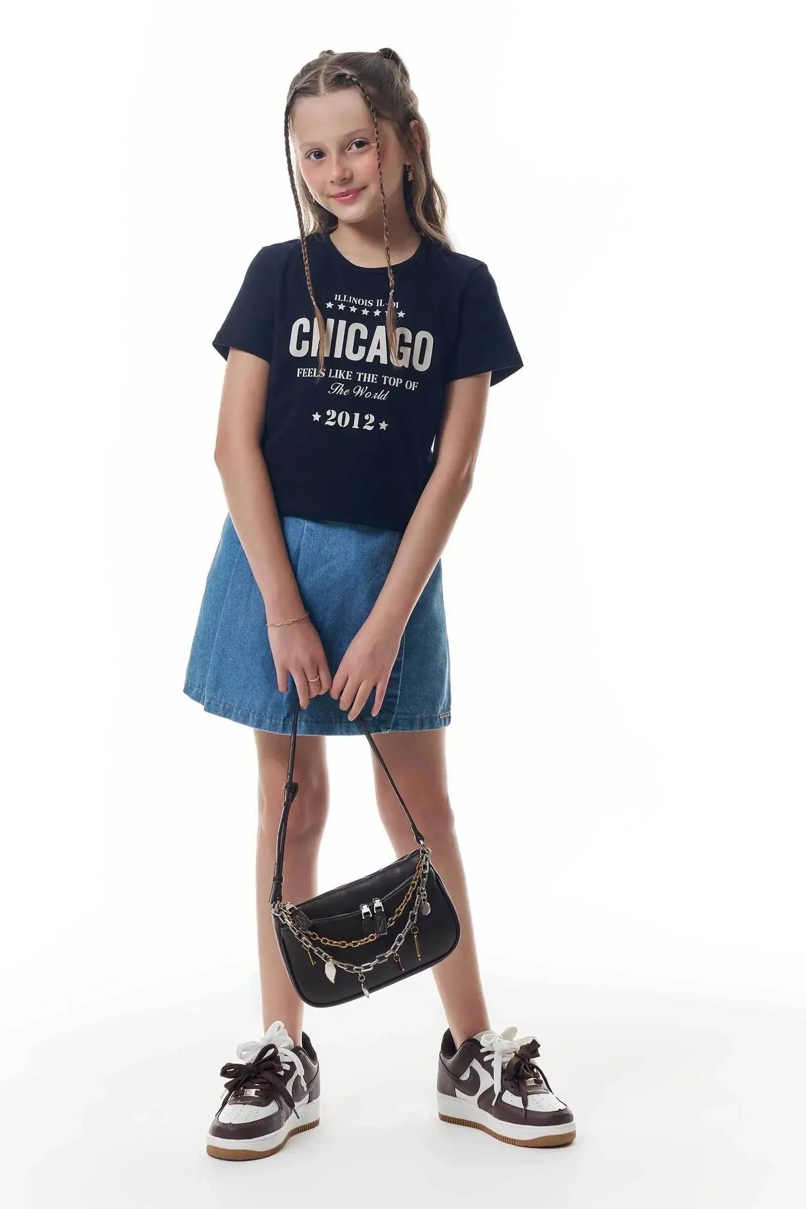 Blusa em Cotton 95194 Vic&Vicky Teen Menina
