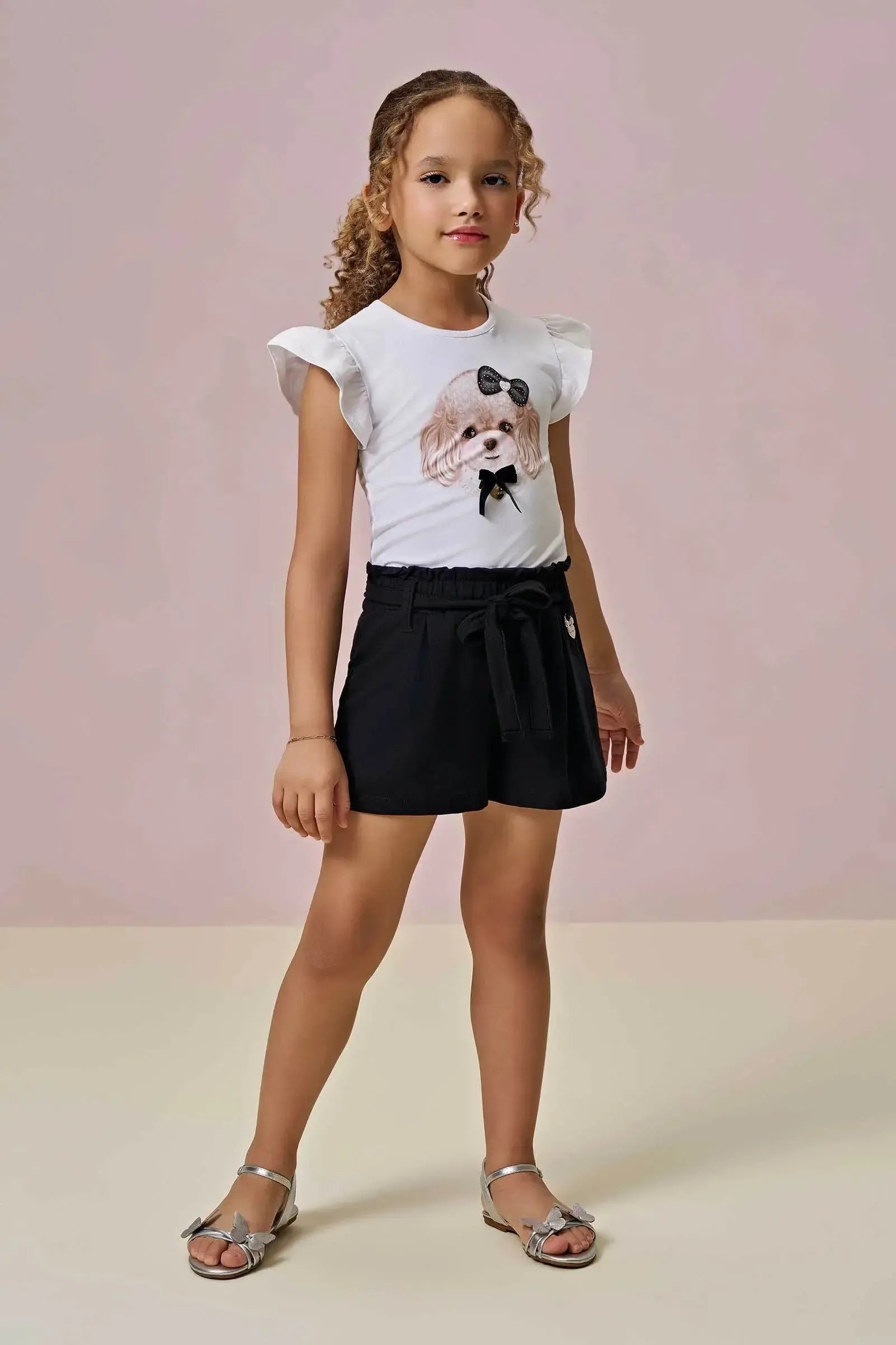 Blusa em Cotton 95762 Infanti Infantil Menina