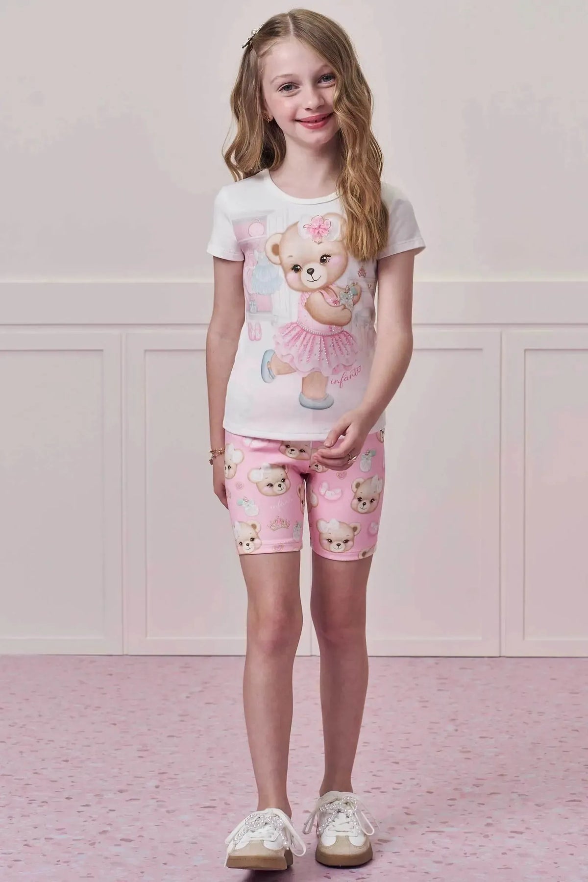 Blusa em Cotton 98077 Infanti Infantil Menina