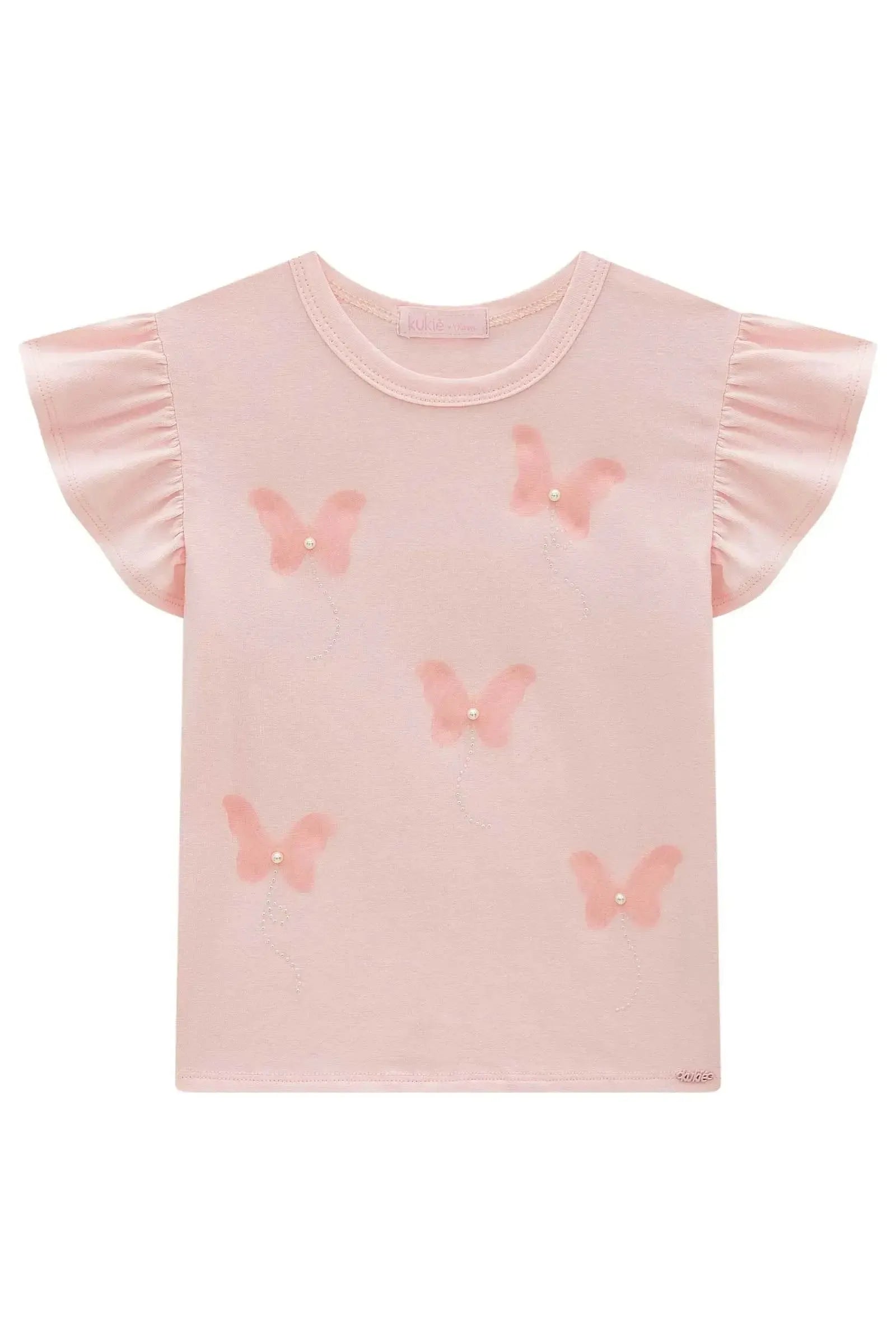 Blusa em Cotton 98418 Kukiê Infantil Menina