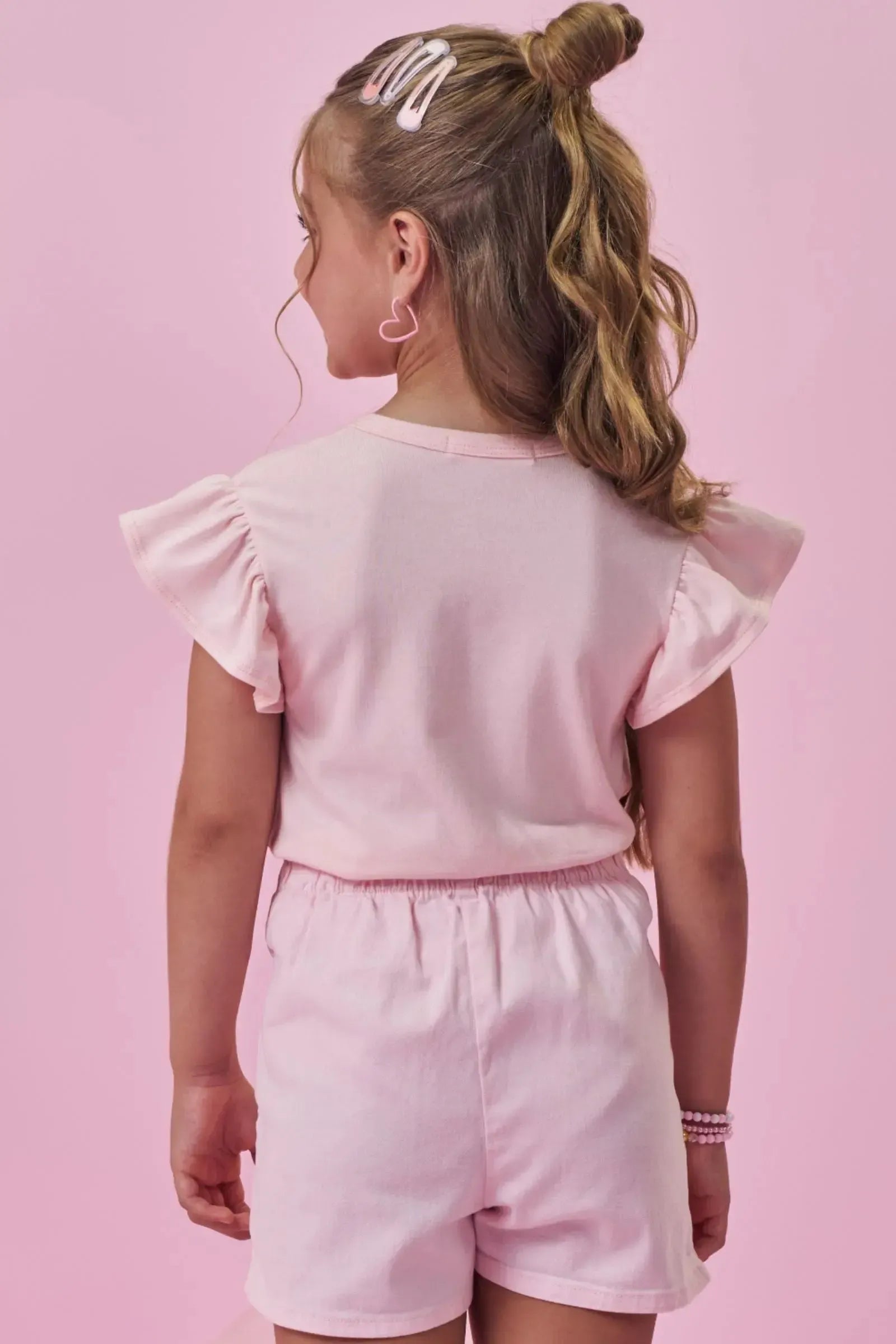 Blusa em Cotton 98418 Kukiê Infantil Menina