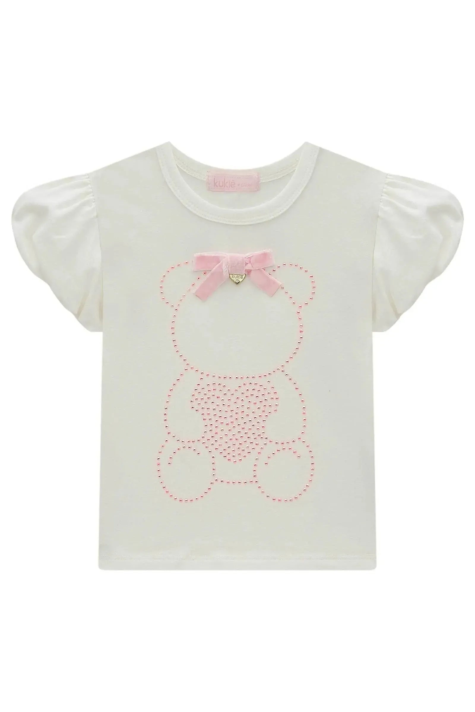 Blusa em Cotton 98420 Kukiê Infantil Menina