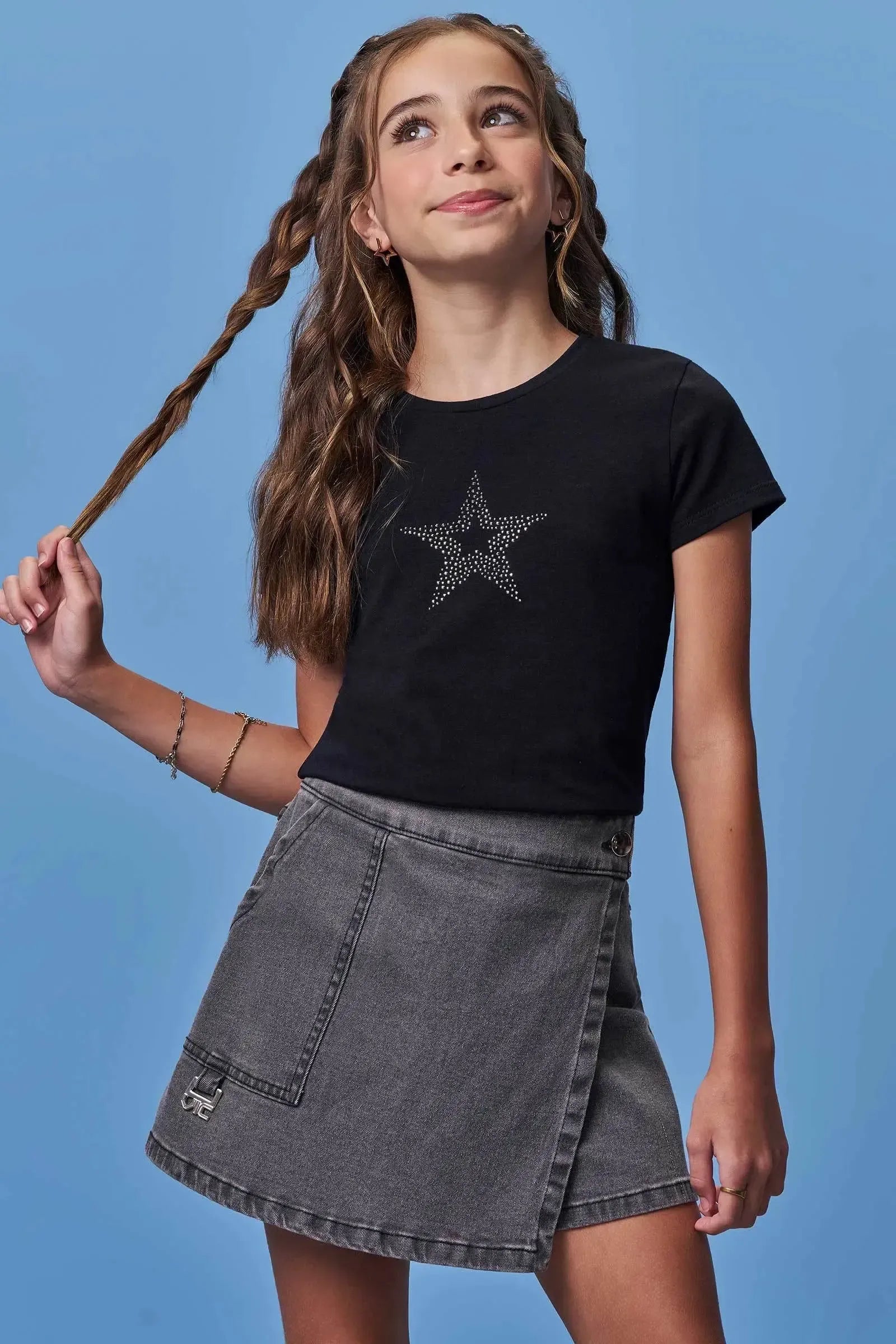 Blusa em Cotton 98487 Vic Teen Menina