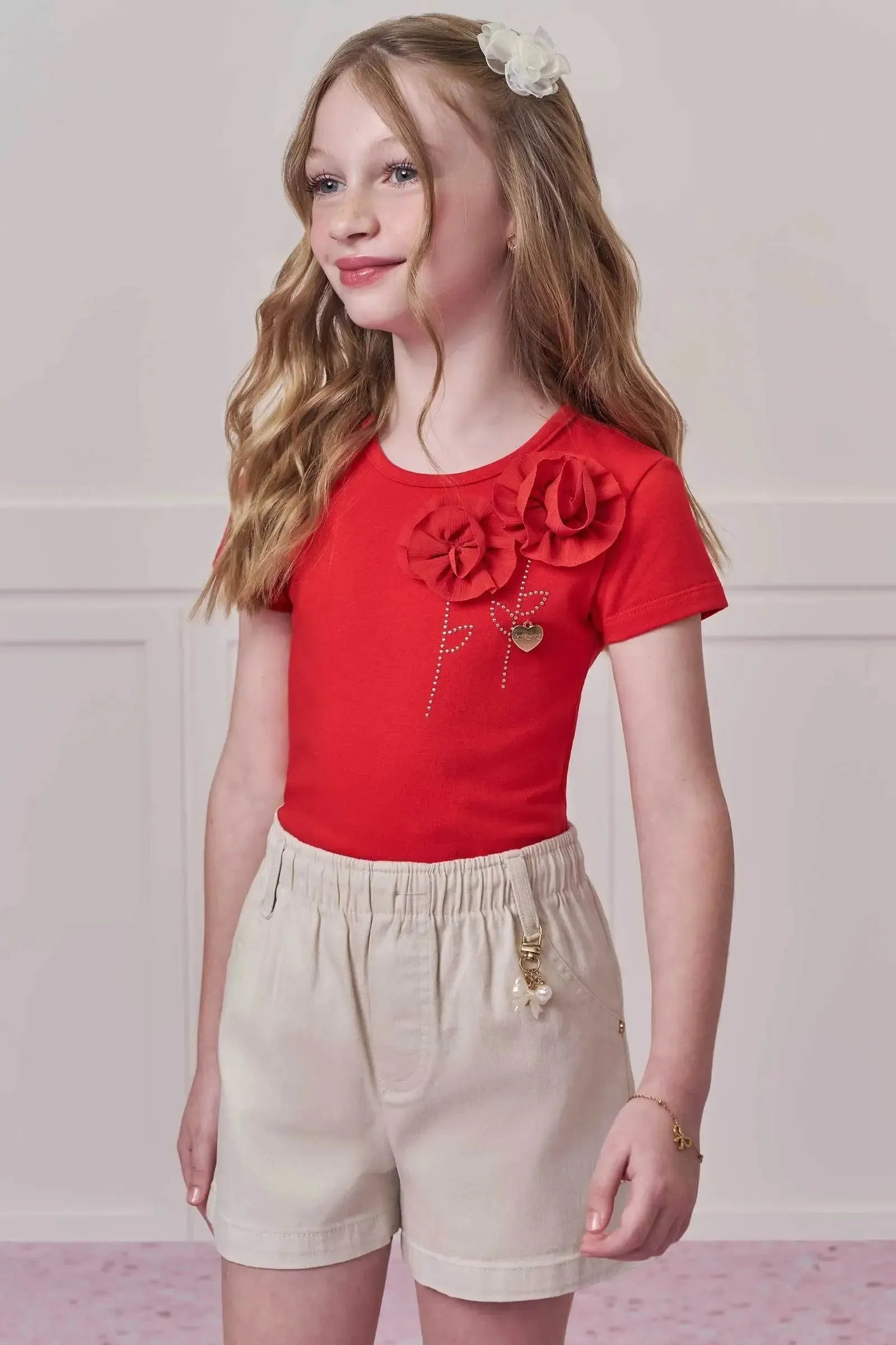 Blusa em Cotton 98761 Infanti Infantil Menina