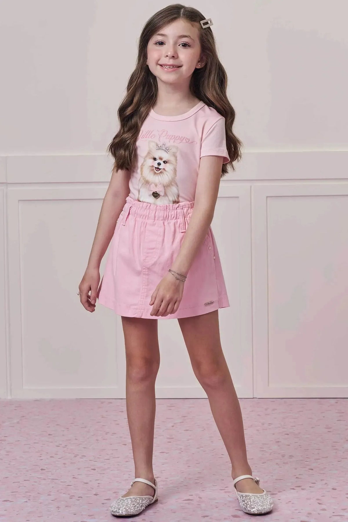 Blusa em Cotton 99392 Infanti Infantil Menina