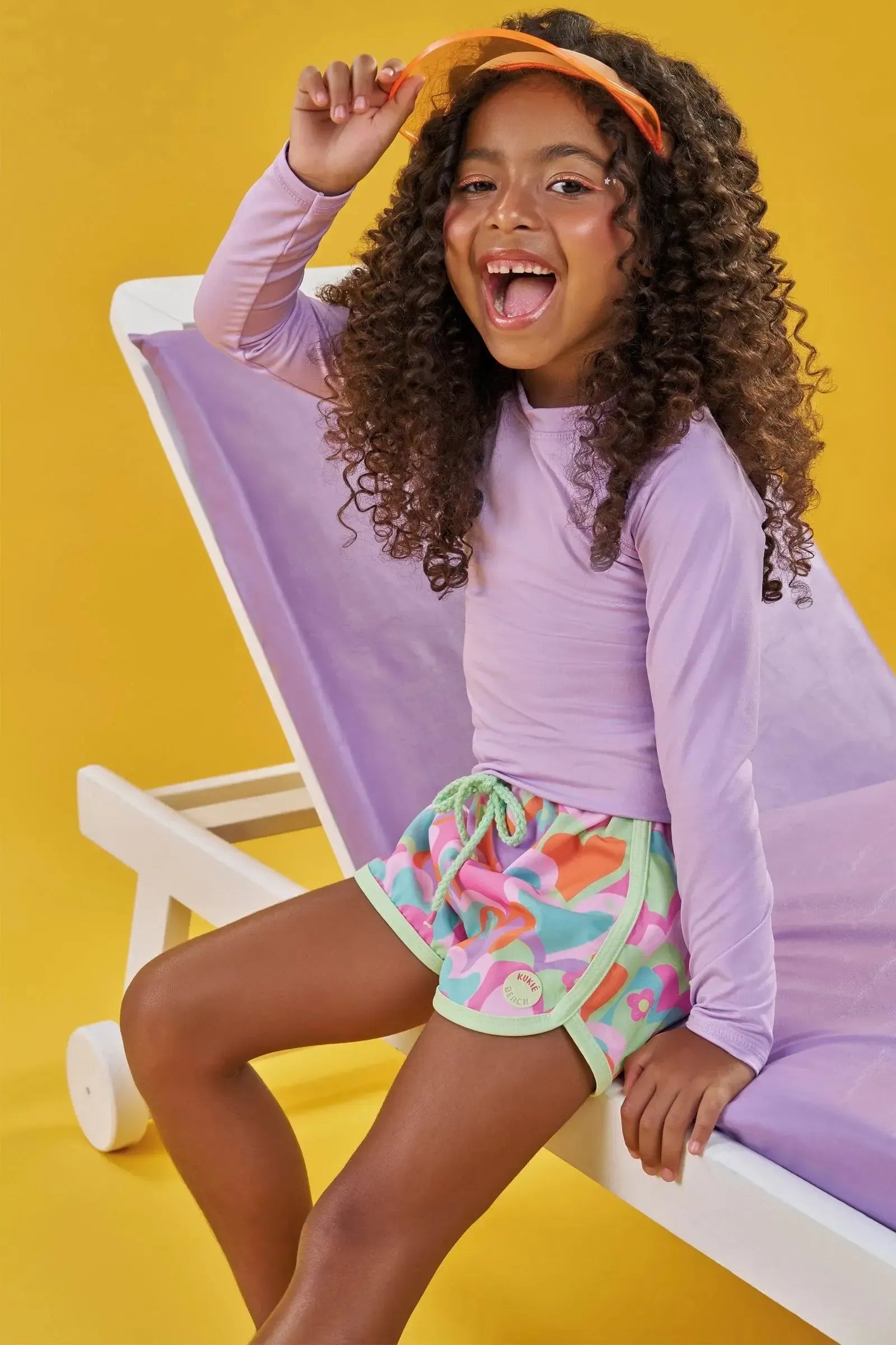 Blusa em Malha com Proteção UV50+ 87995 Kukiê Infantil Menina