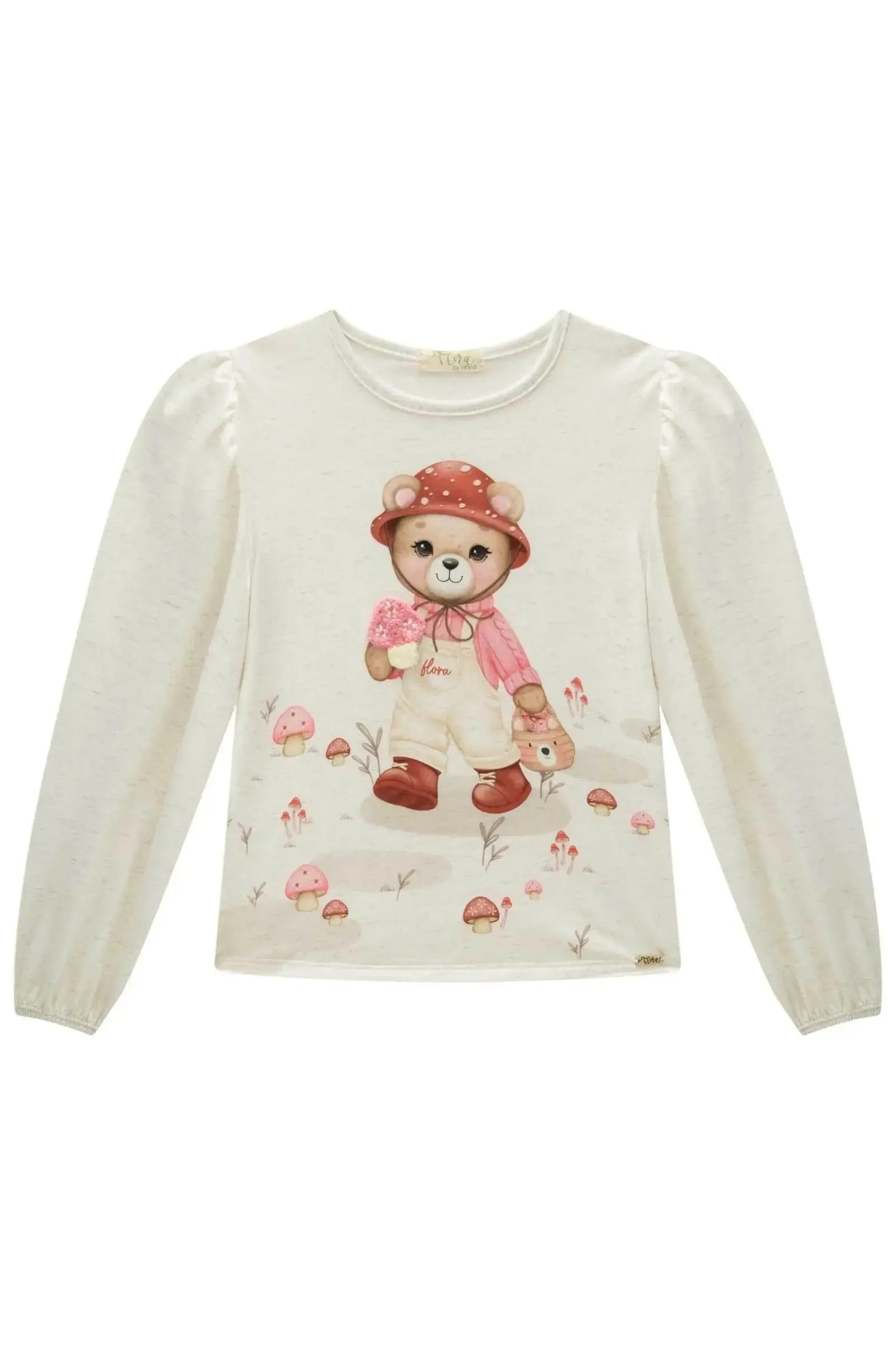 Blusa em Malha Comfy 89412 Infanti Infantil Menina
