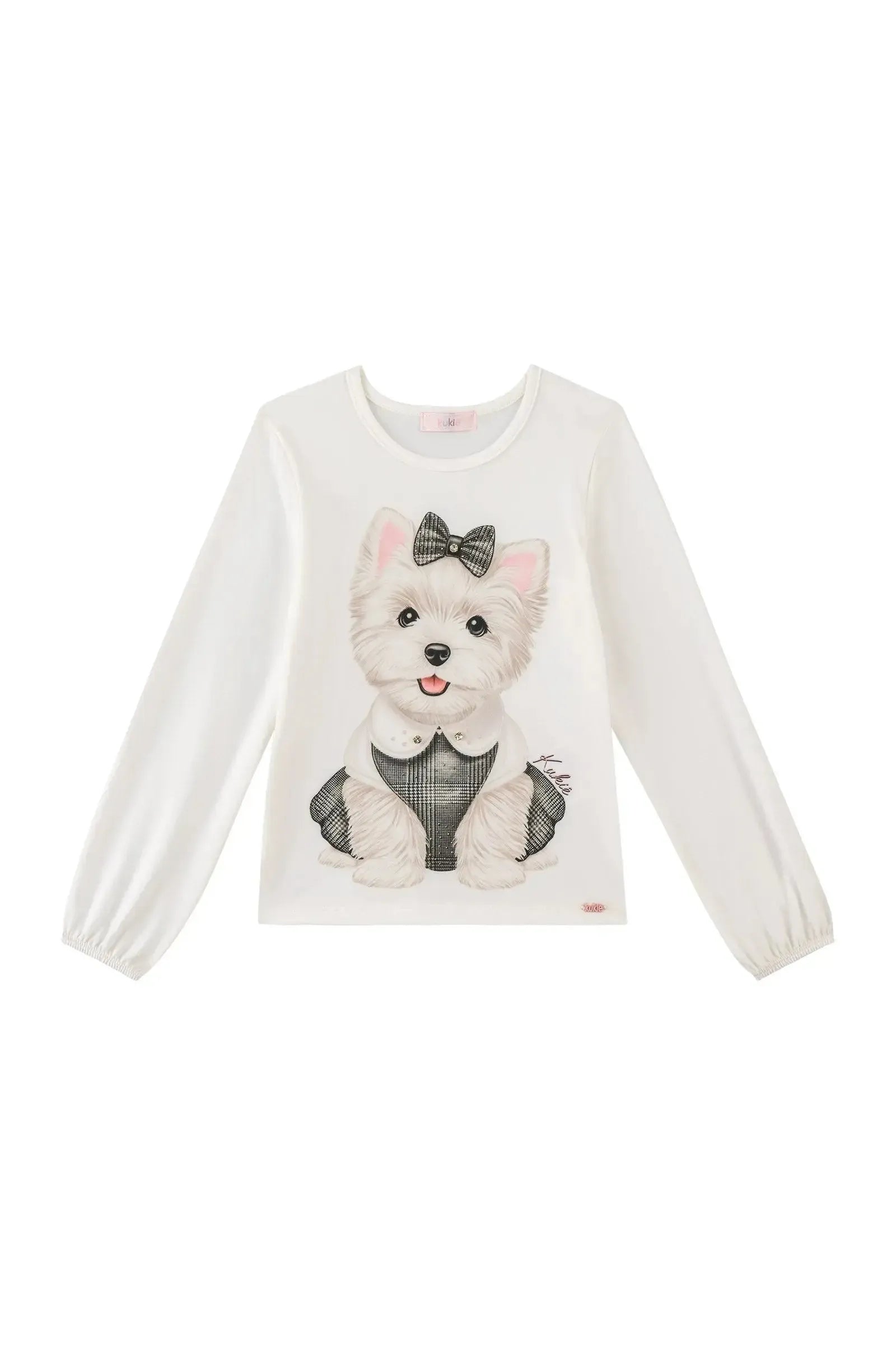 Blusa em Malha Comfy 89581 Kukiê Infantil Menina