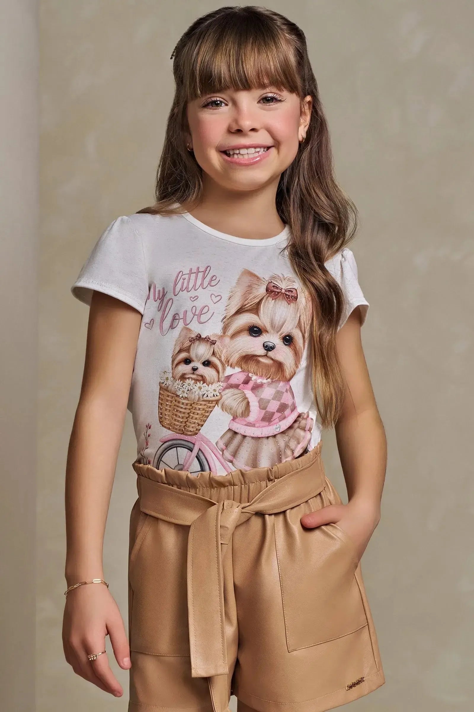 Blusa em Malha Comfy 93459 Infanti Infantil Menina
