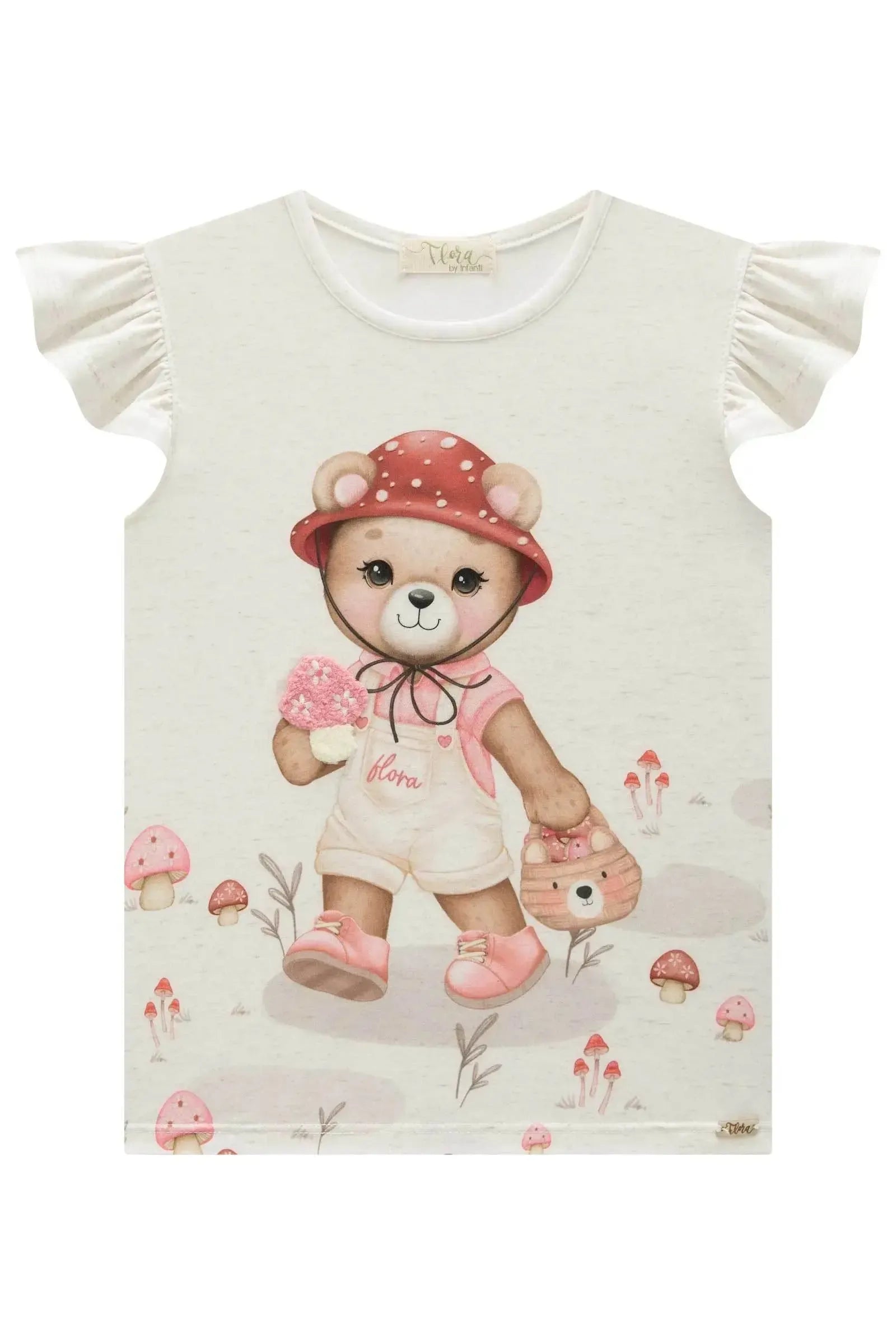 Blusa em Malha Comfy 93494 Infanti Infantil Menina