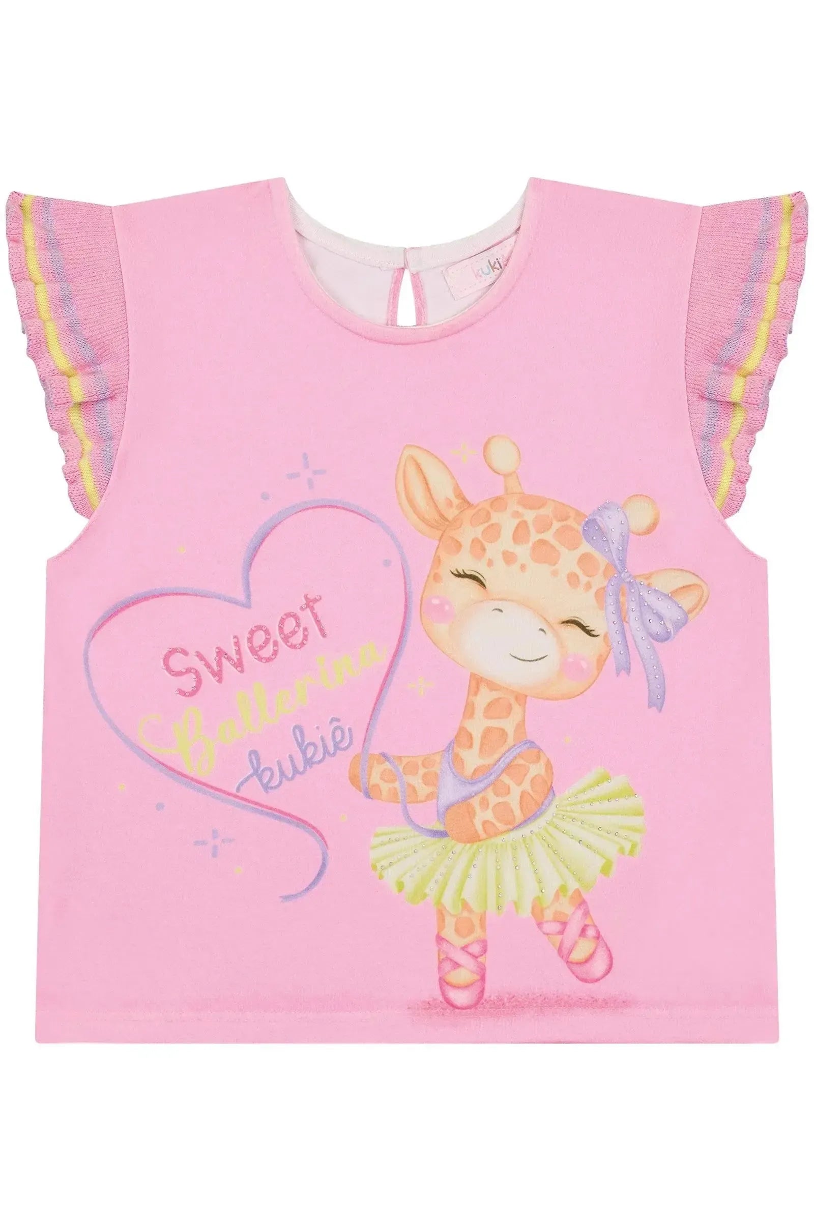 Blusa em Malha Power 88618 Kukiê Infantil Menina