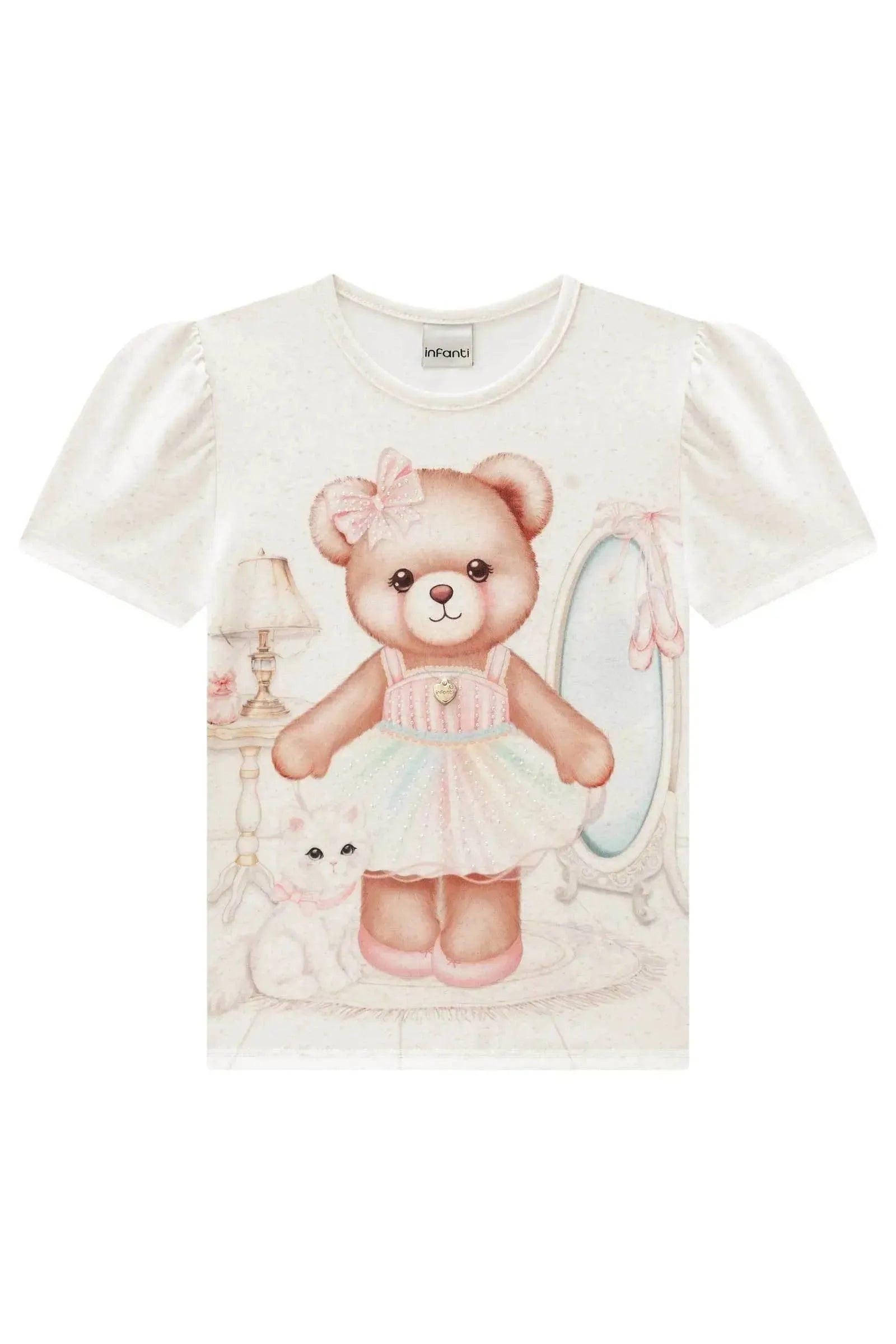 Blusa em Malha Power 88762 Infanti Infantil Menina
