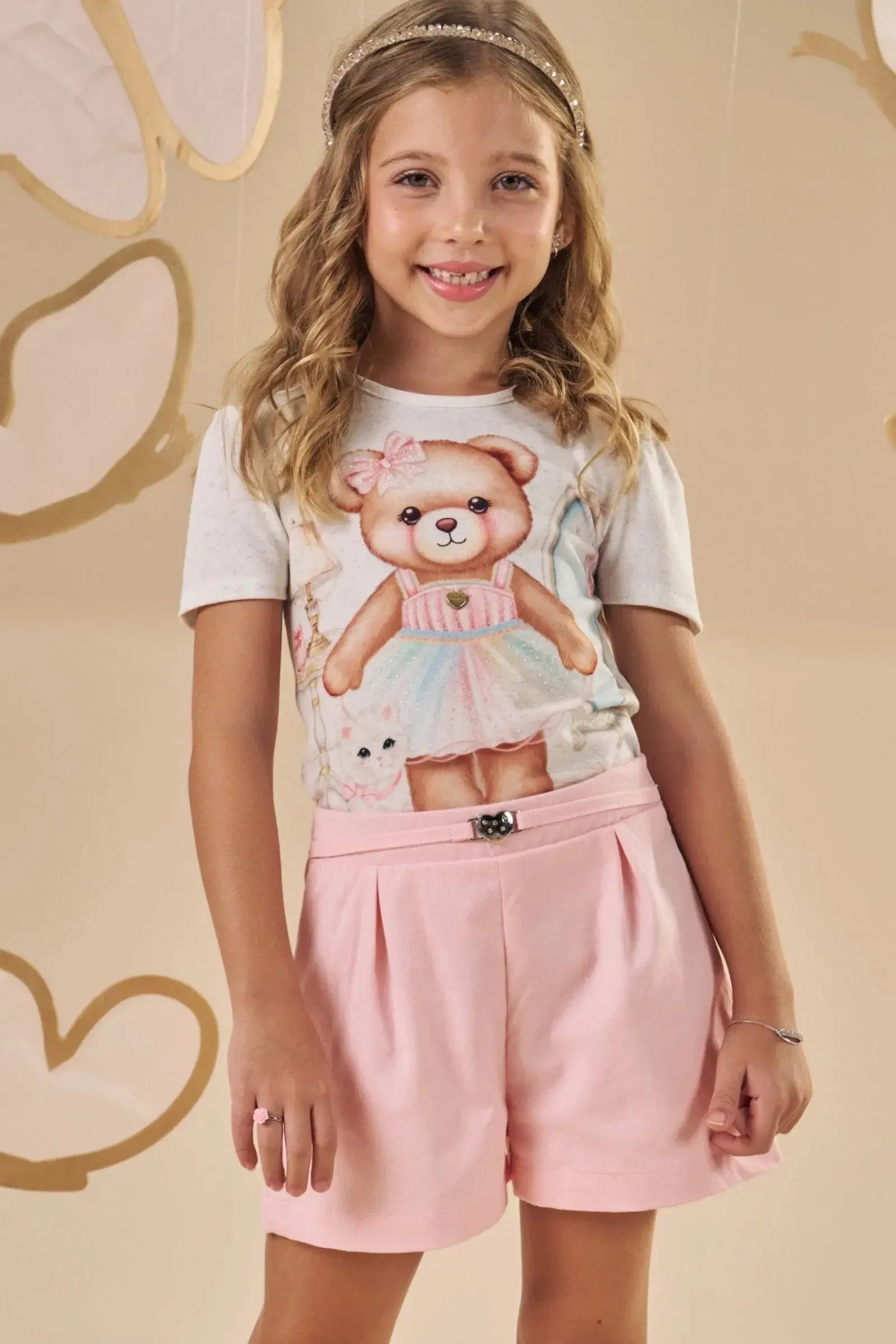 Blusa em Malha Power 88762 Infanti Infantil Menina