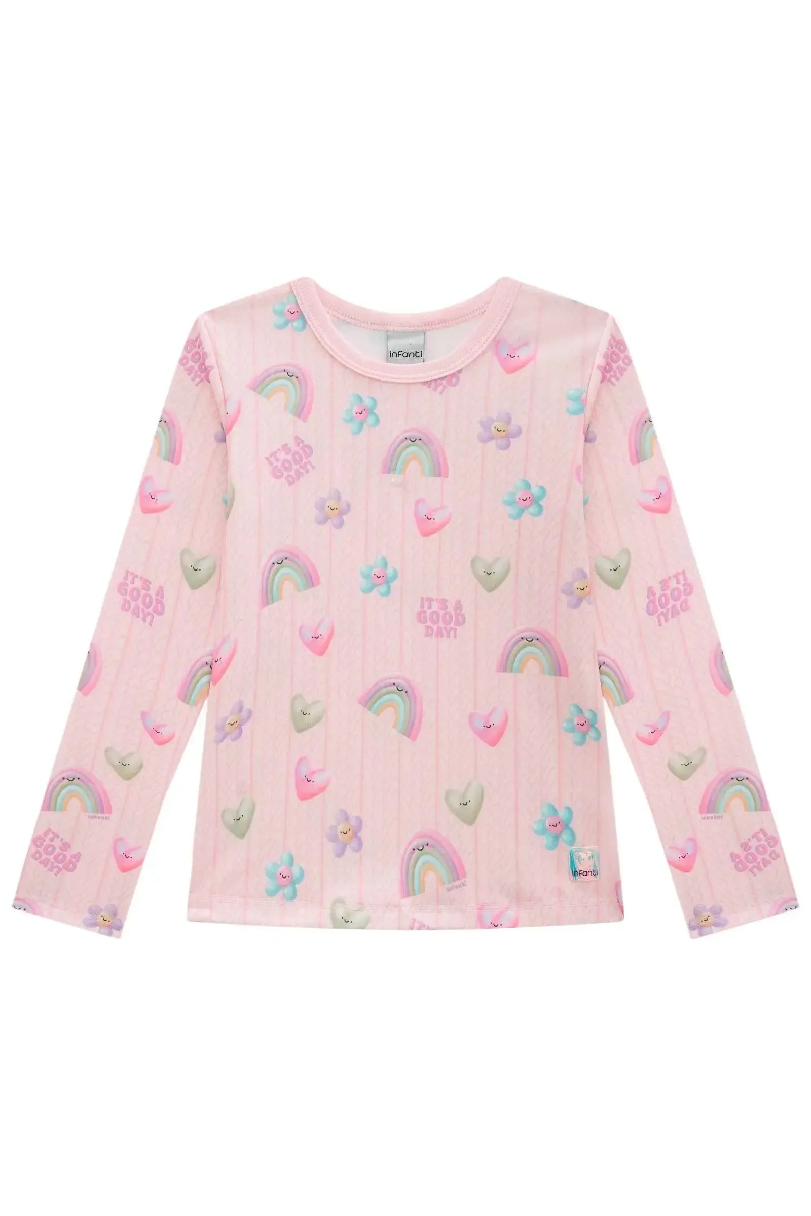 Blusa em Malha Power 89477 Infanti Infantil Menina