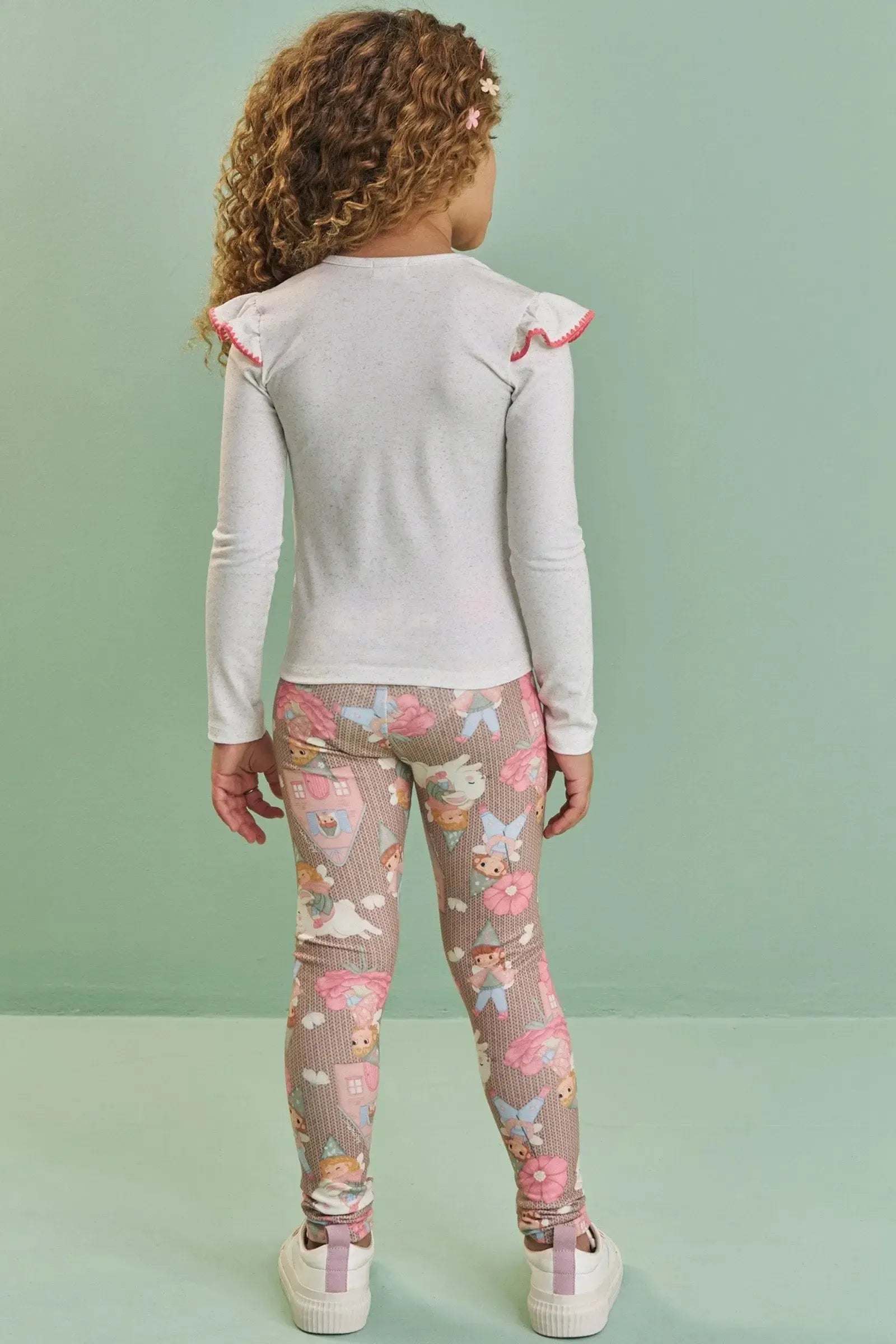 Blusa em Malha Power 89886 Kukiê Infantil Menina