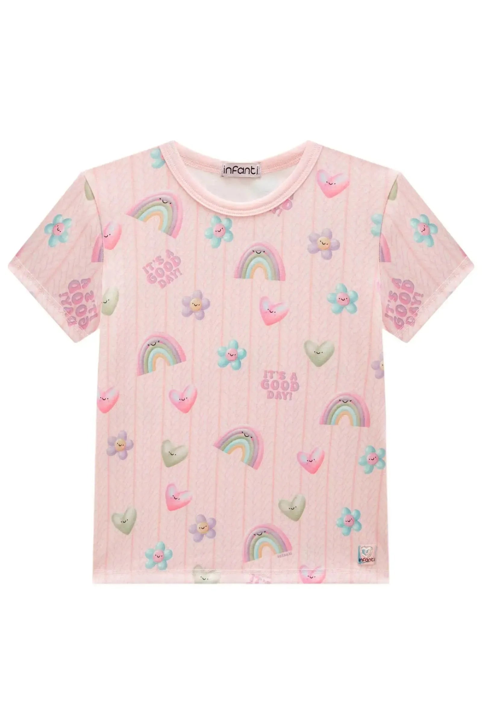 Blusa em Malha Power 93462 Infanti Infantil Menina