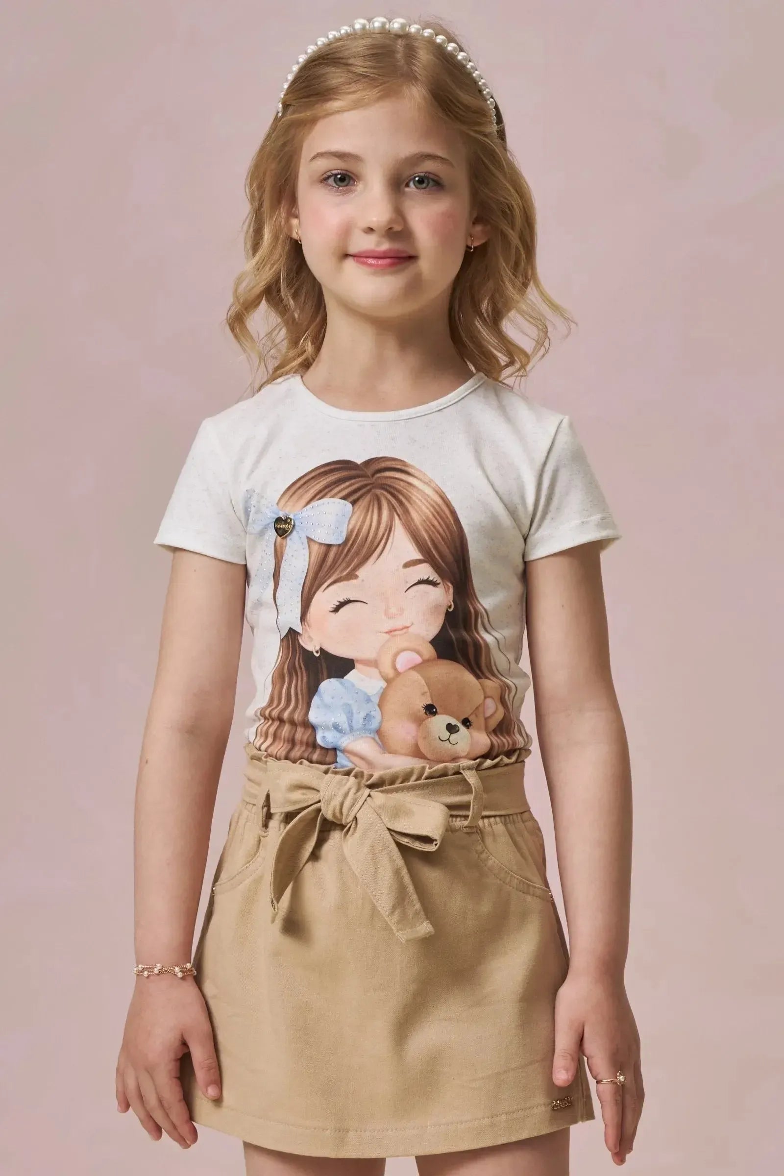 Blusa em Malha Power 95755 Infanti Infantil Menina