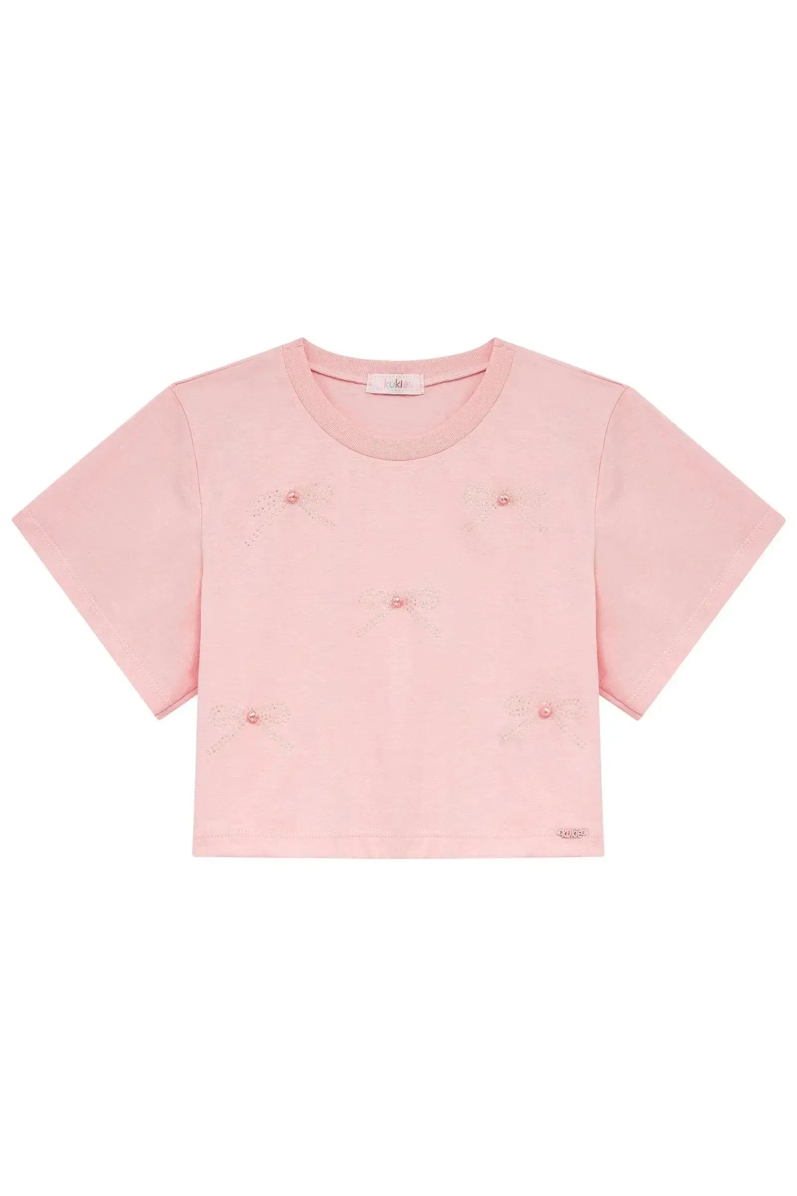 Blusa em Meia Malha 95076 Kukiê Infantil Menina
