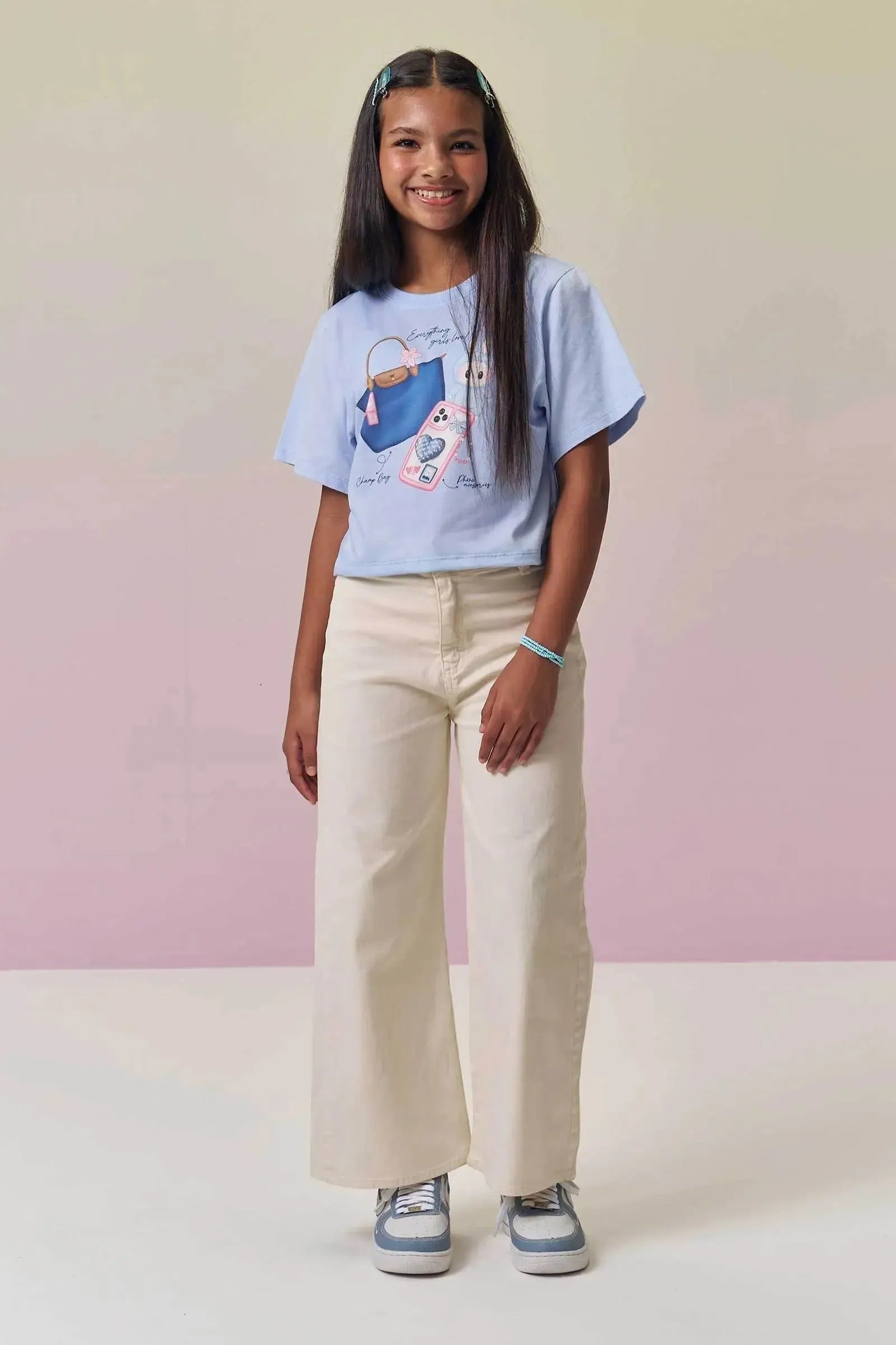 Blusa em Meia Malha 94588 Vic&Vicky Teen Menina
