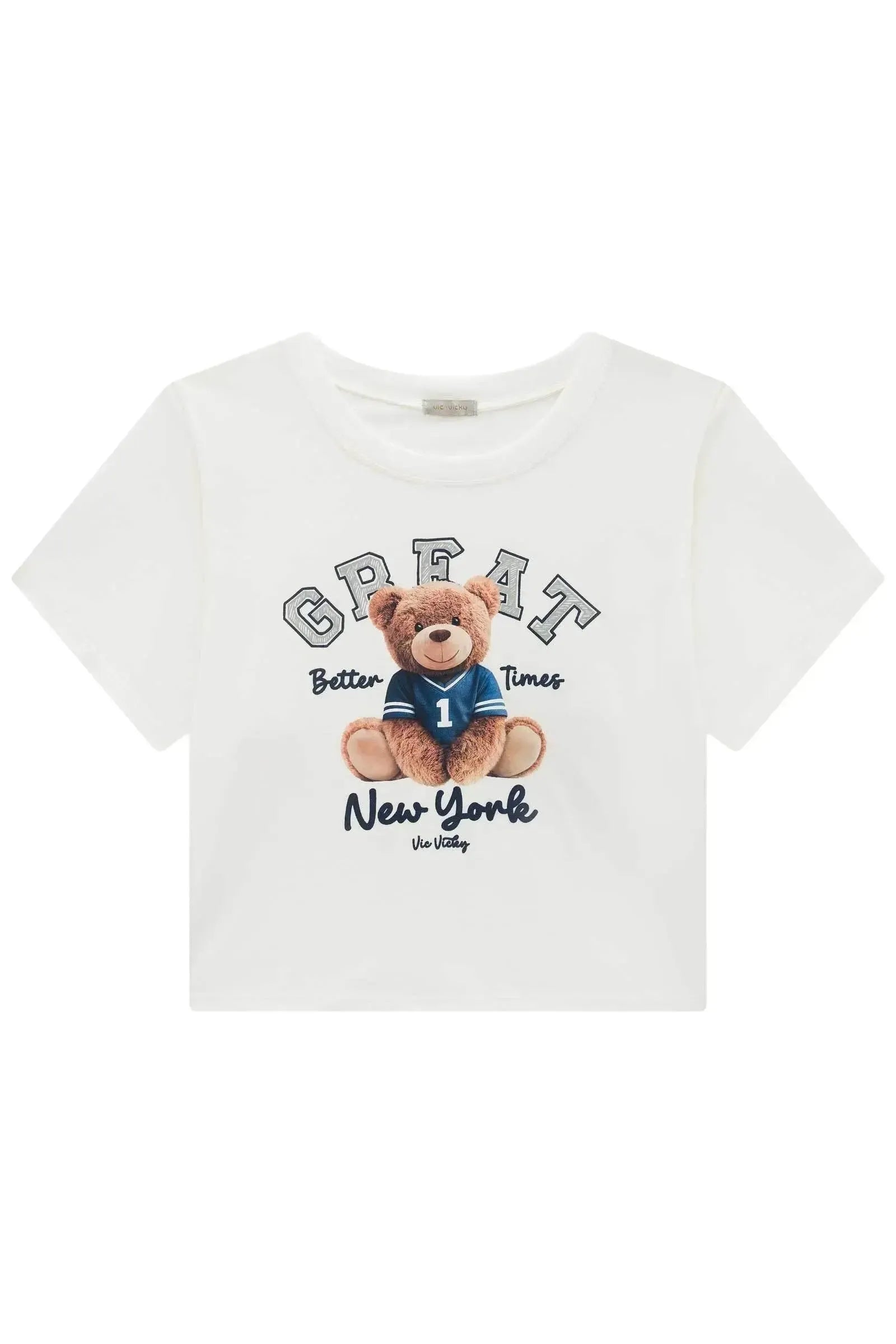 Blusa em Meia Malha 95184 Vic&Vicky Teen Menina