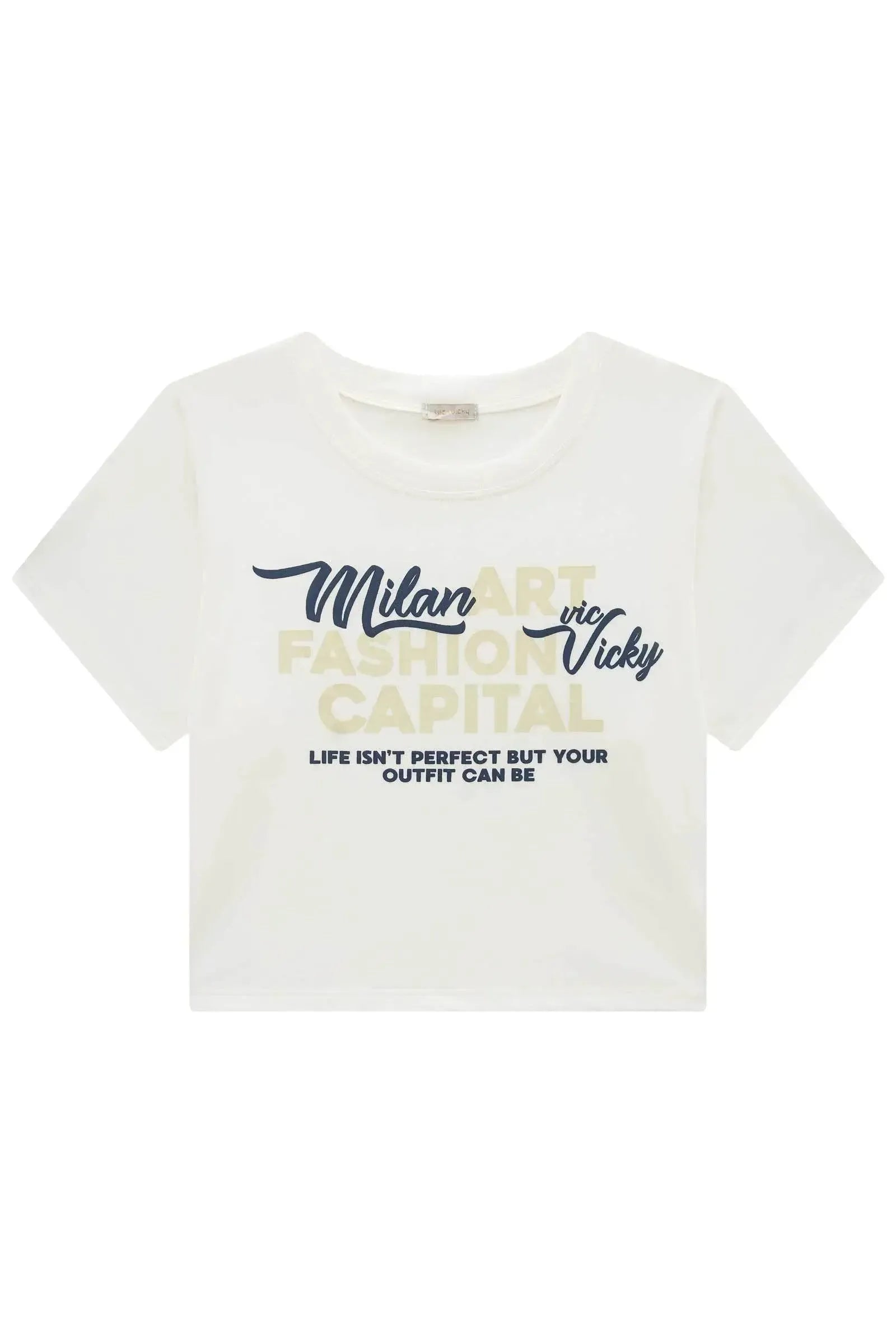 Blusa em Meia Malha 95185 Vic&Vicky Teen Menina