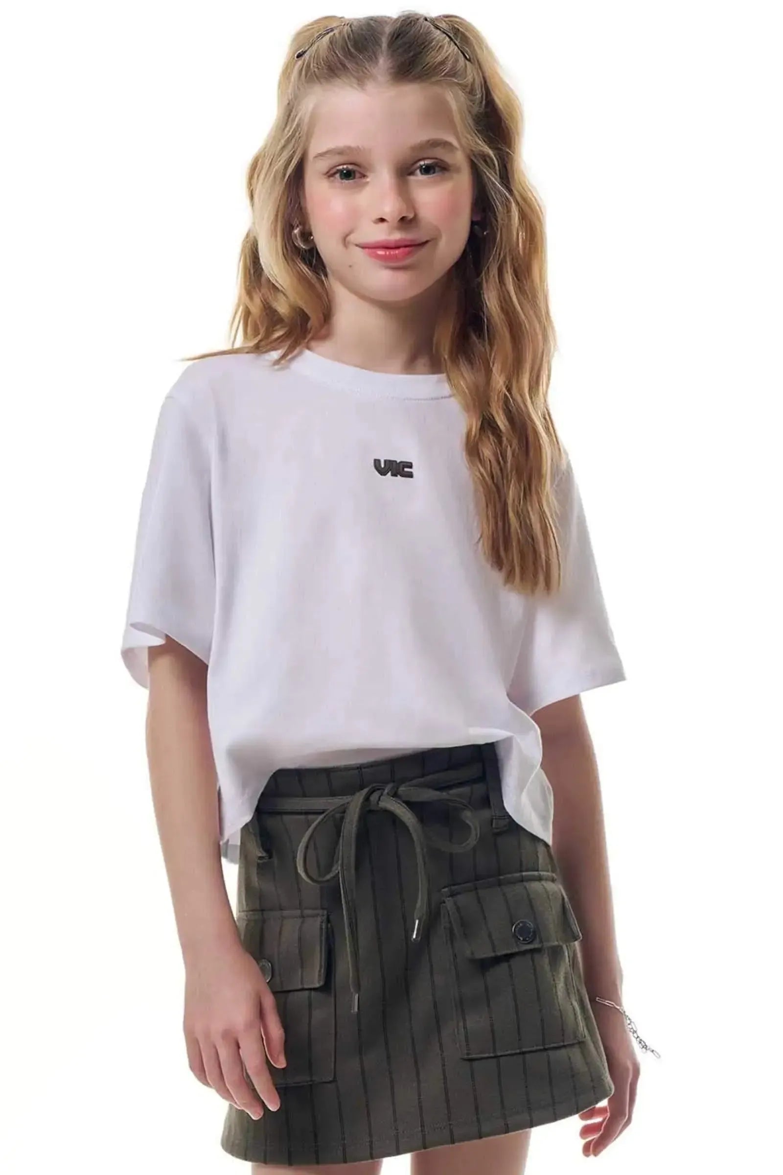 Blusa em Meia Malha 95186 Vic&Vicky Teen Menina