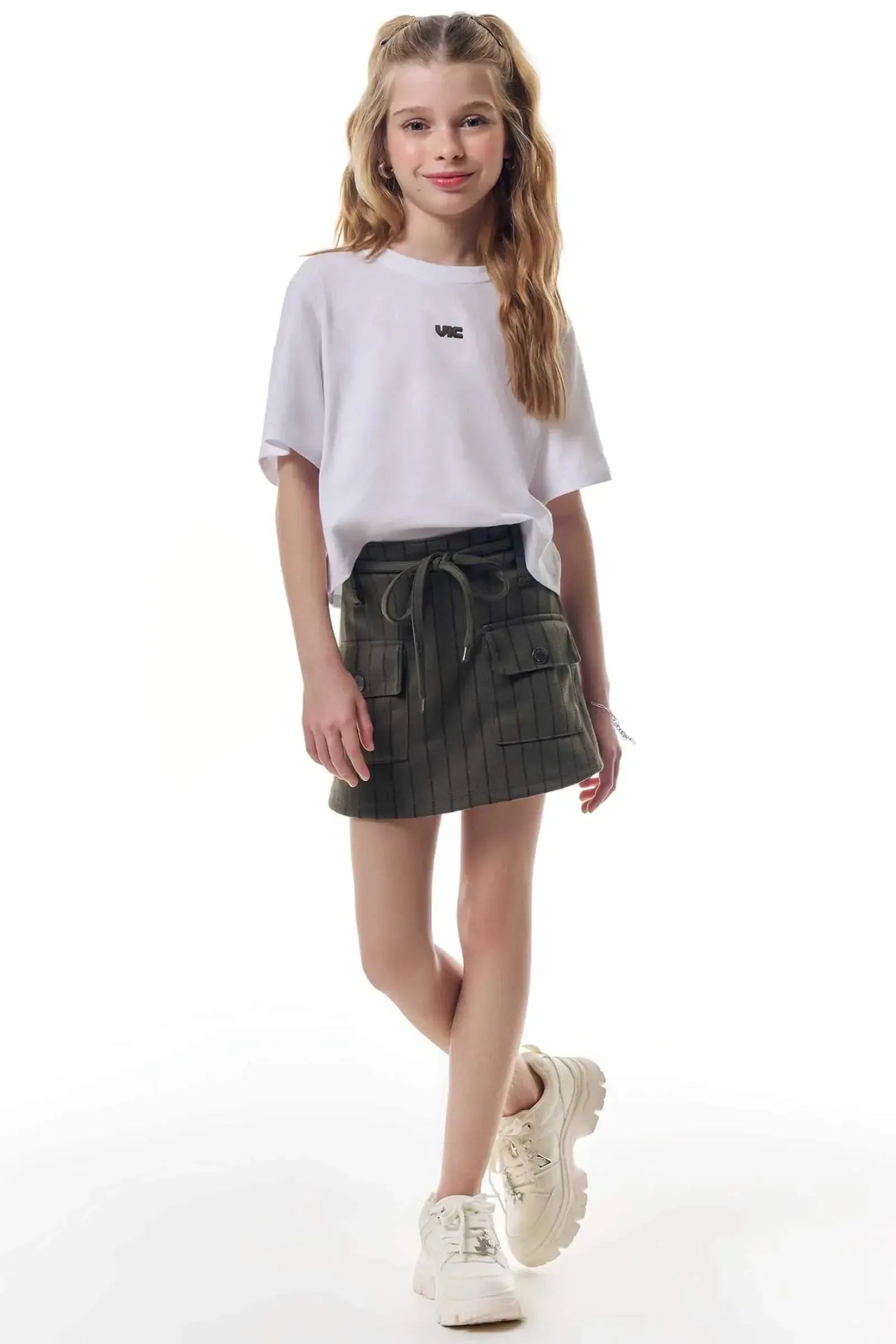 Blusa em Meia Malha 95186 Vic&Vicky Teen Menina