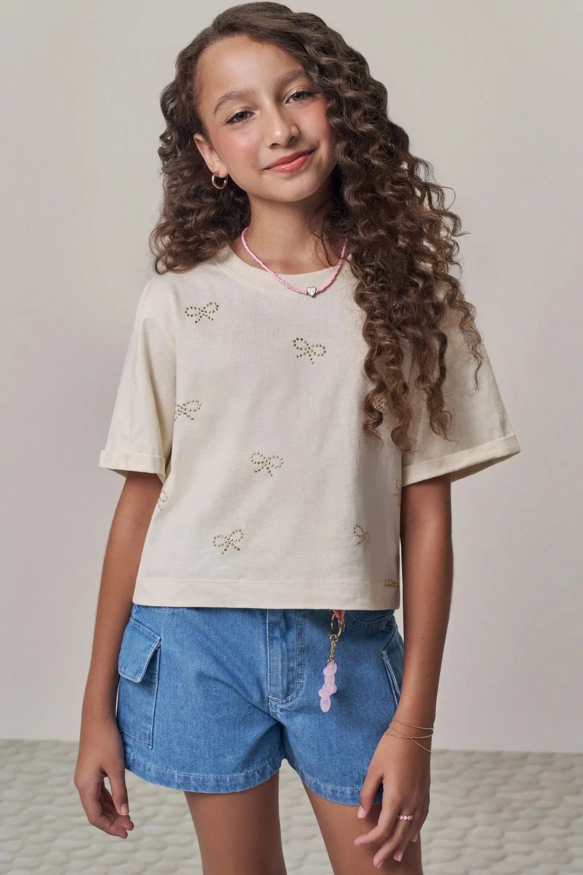 Blusa em Meia Malha 97968 Lilimoon Teen Menina