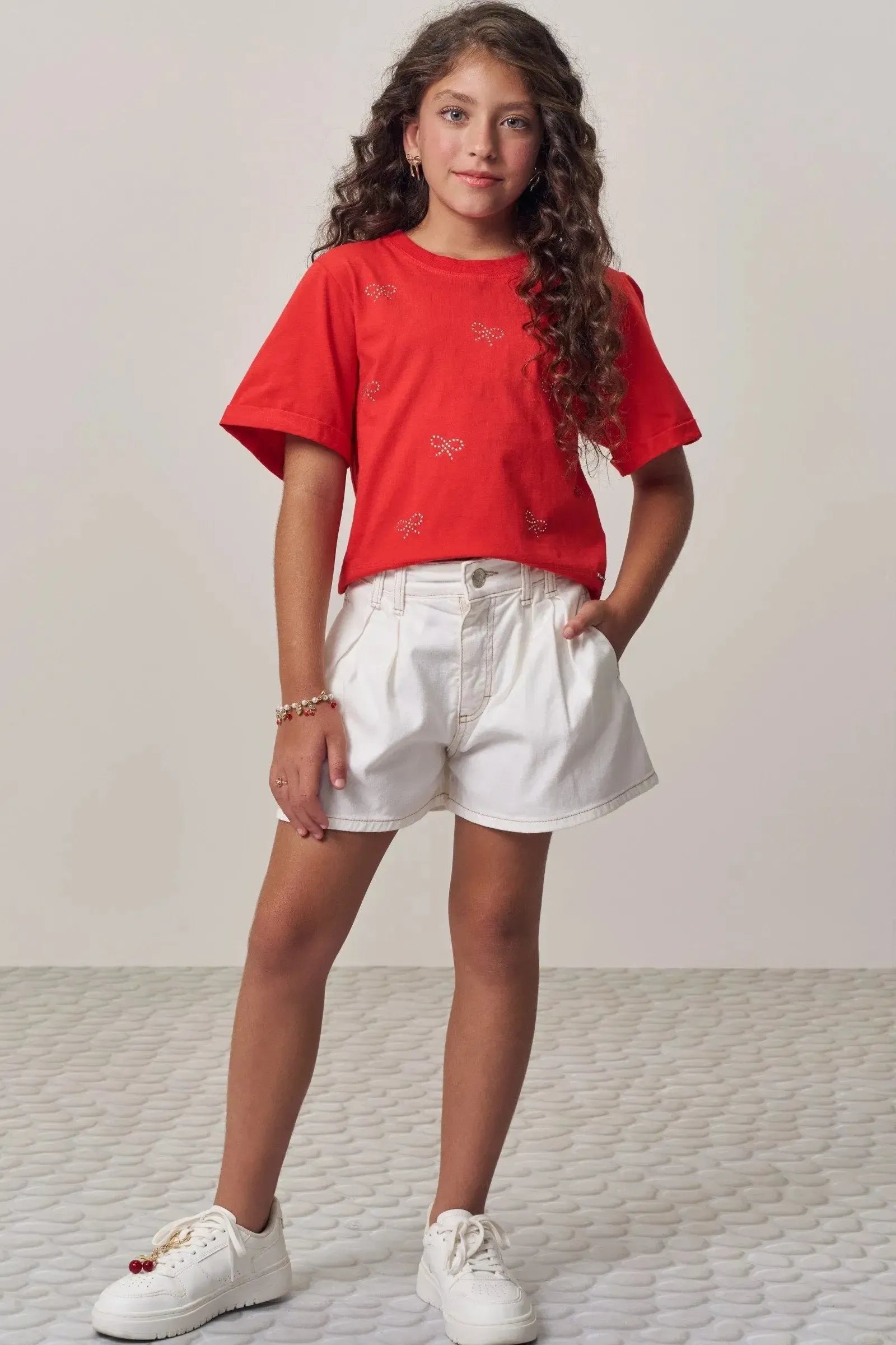 Blusa em Meia Malha 97968 Lilimoon Teen Menina