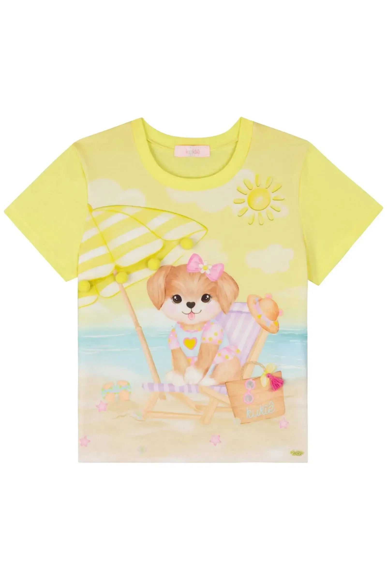 Blusa em Meia Malha 82992 Kukiê Infantil Menina
