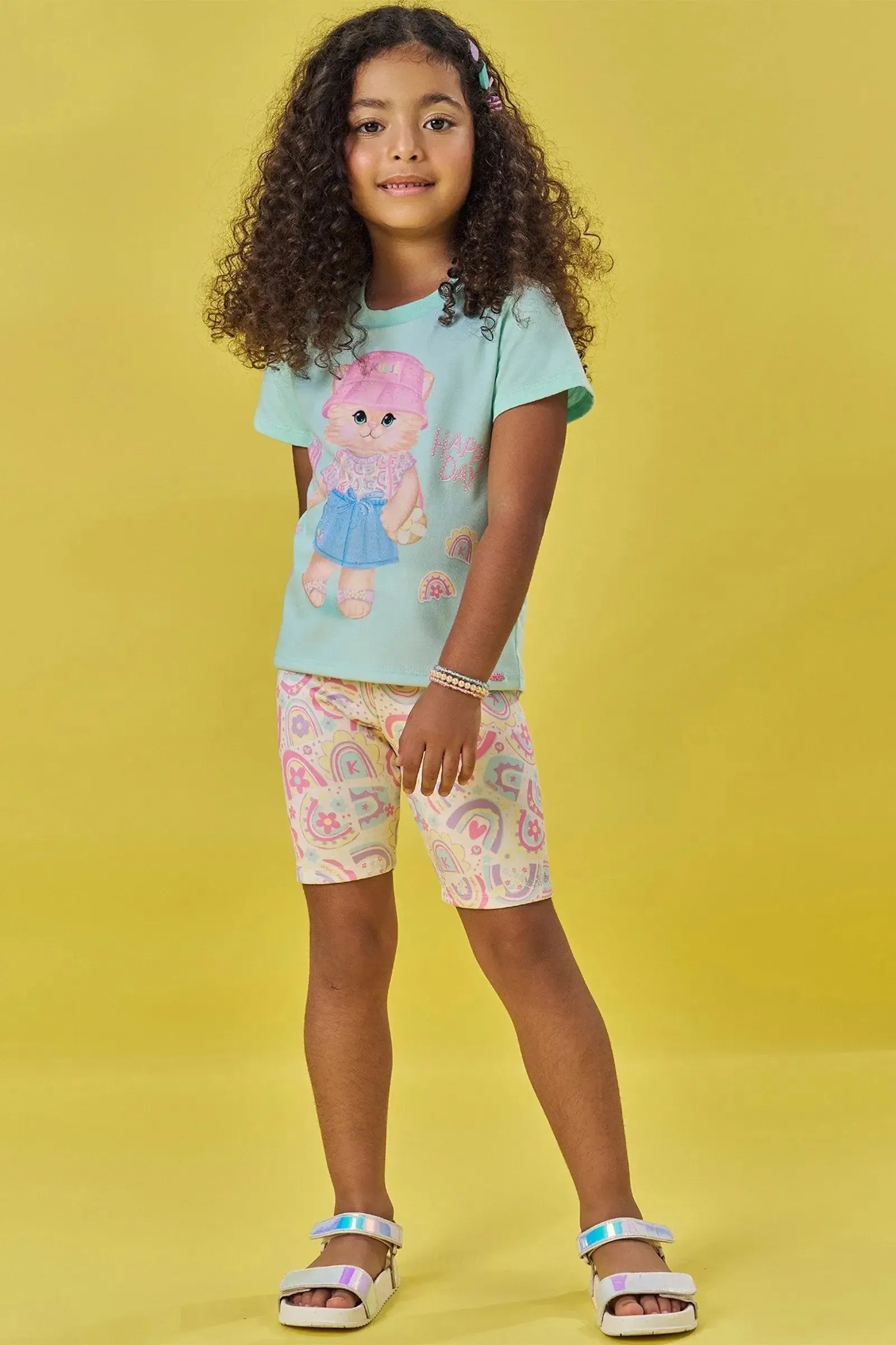 Blusa em Meia Malha 83064 Kukiê Infantil Menina