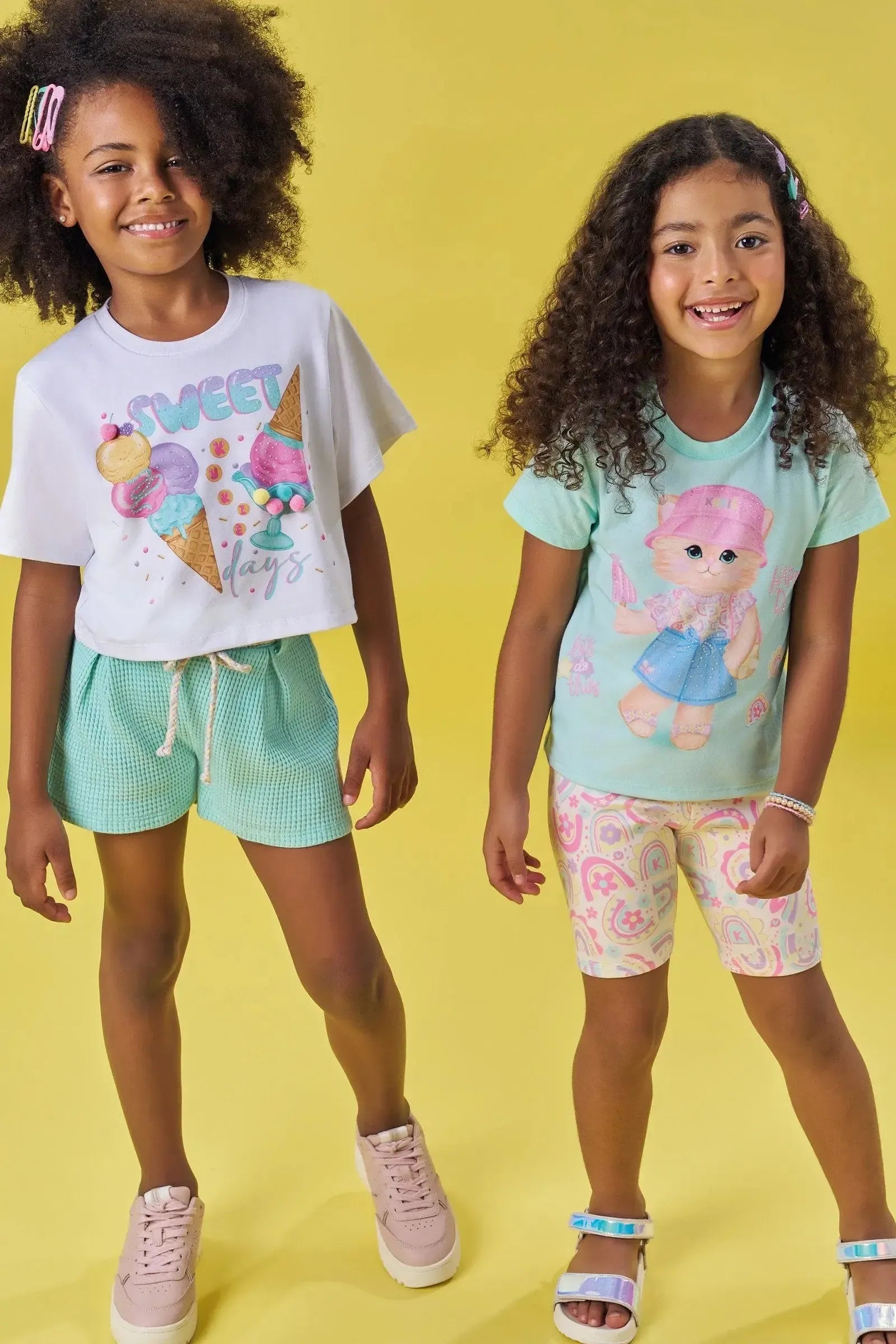 Blusa em Meia Malha 83064 Kukiê Infantil Menina