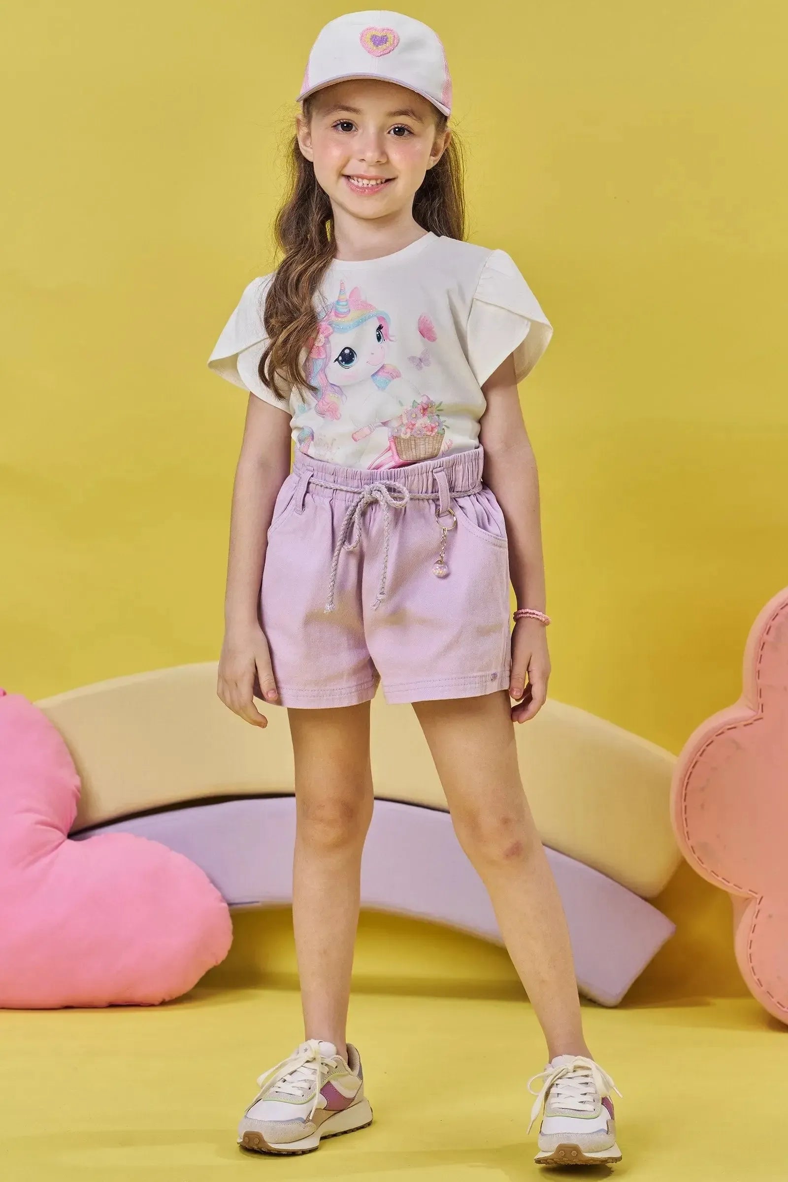 Blusa em Meia Malha 83228 Kukiê Infantil Menina