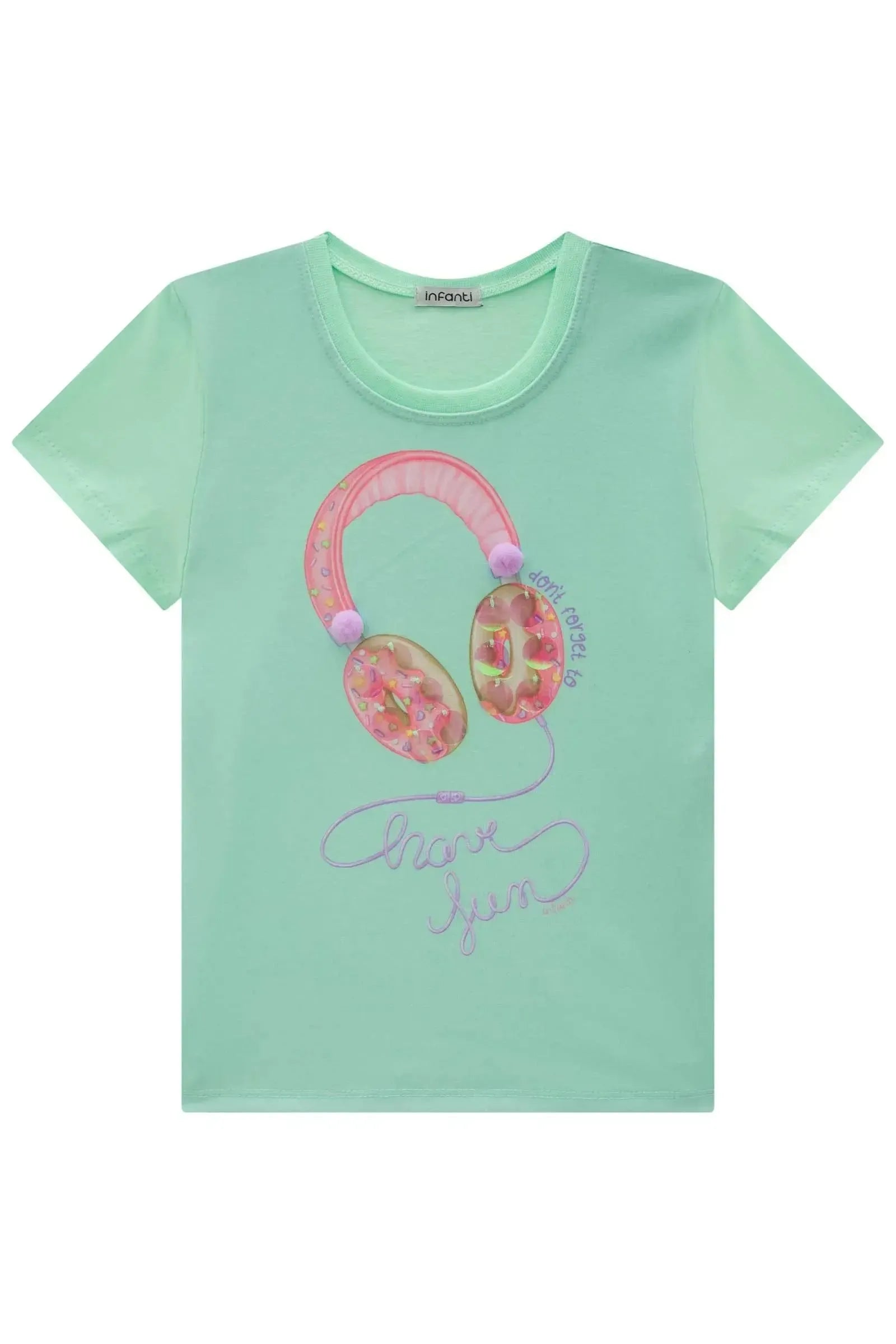 Blusa em Meia Malha 85892 Infanti Infantil Menina