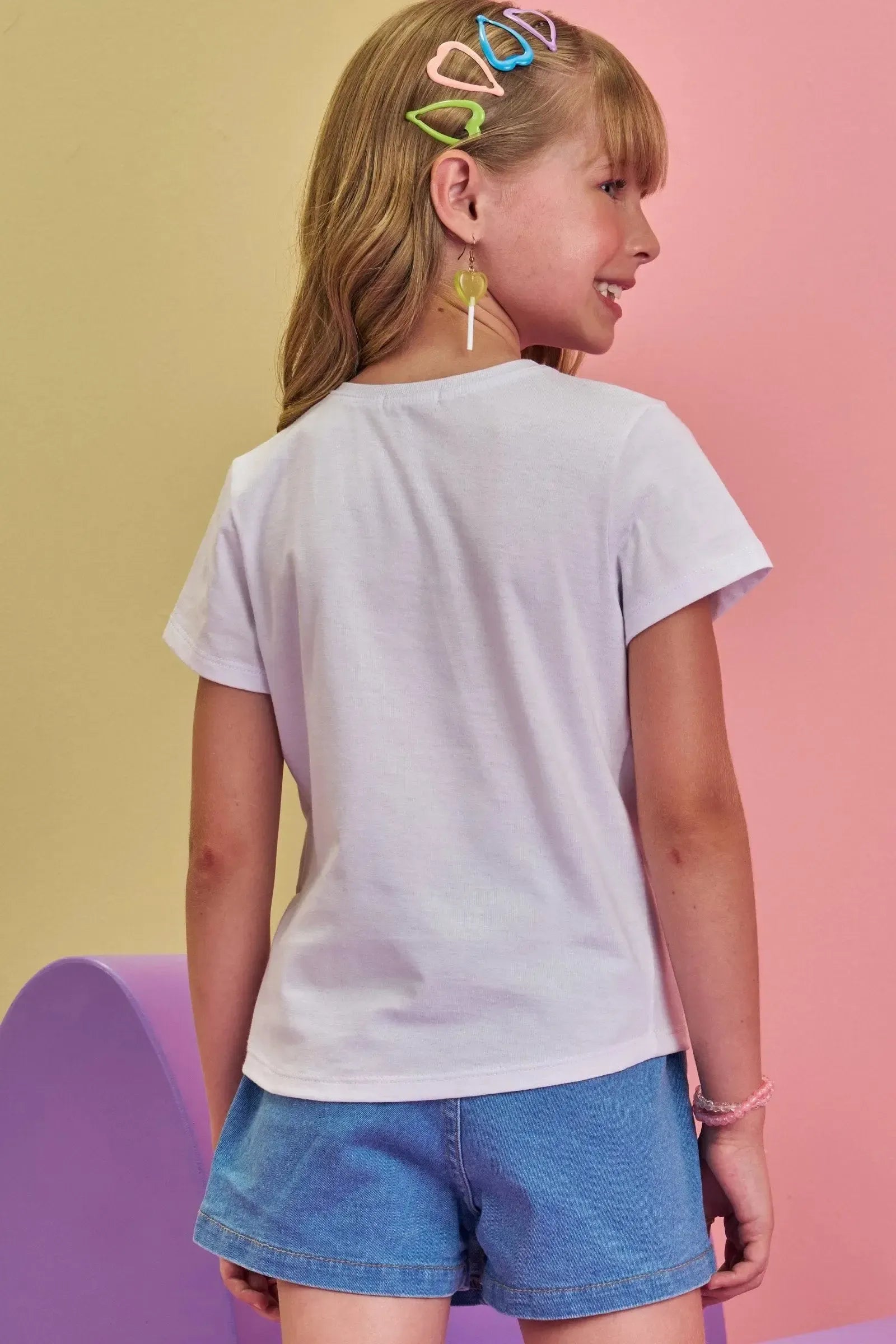 Blusa em Meia Malha 86601 Infanti Infantil Menina