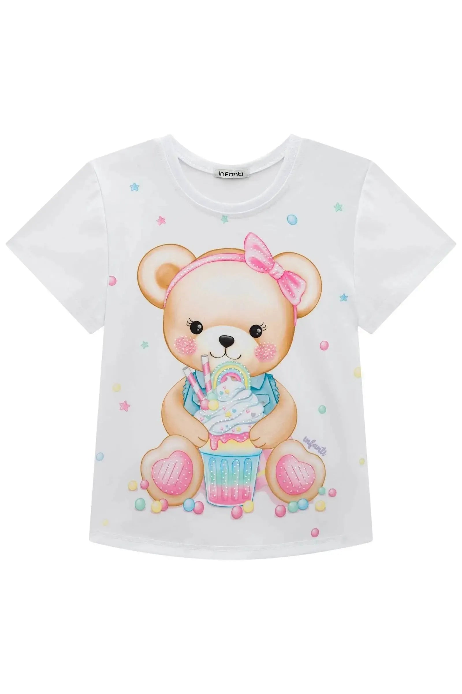 Blusa em Meia Malha 86918 Infanti Infantil Menina