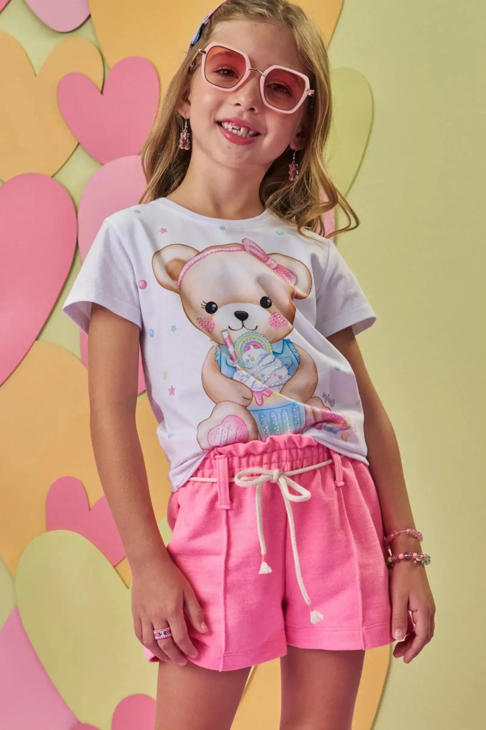 Blusa em Meia Malha 86918 Infanti Infantil Menina