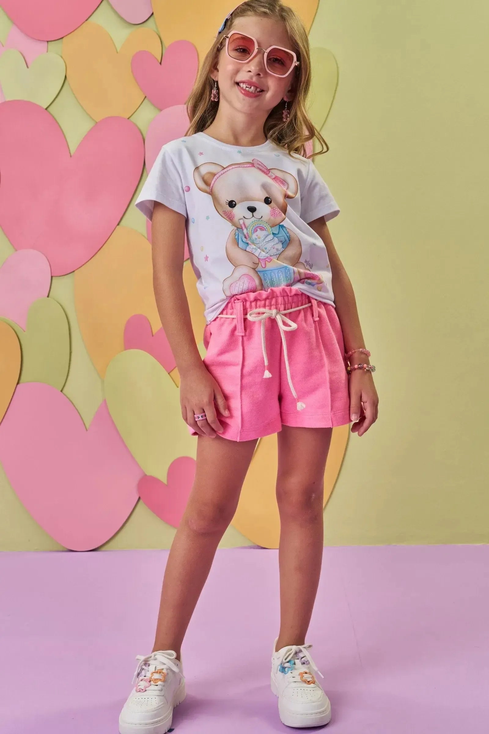 Blusa em Meia Malha 86918 Infanti Infantil Menina