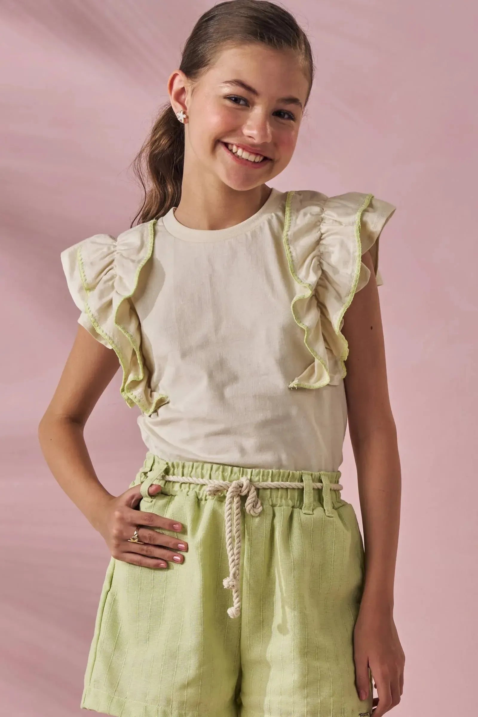 Blusa em Meia Malha 87648 Lilimoon Teen Menina